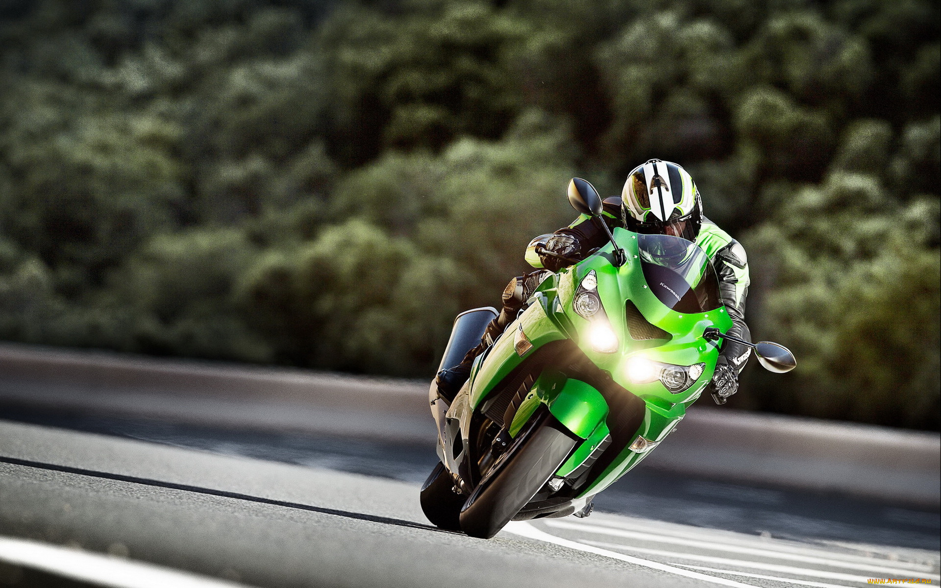 мотоциклы, kawasaki, zzr1400