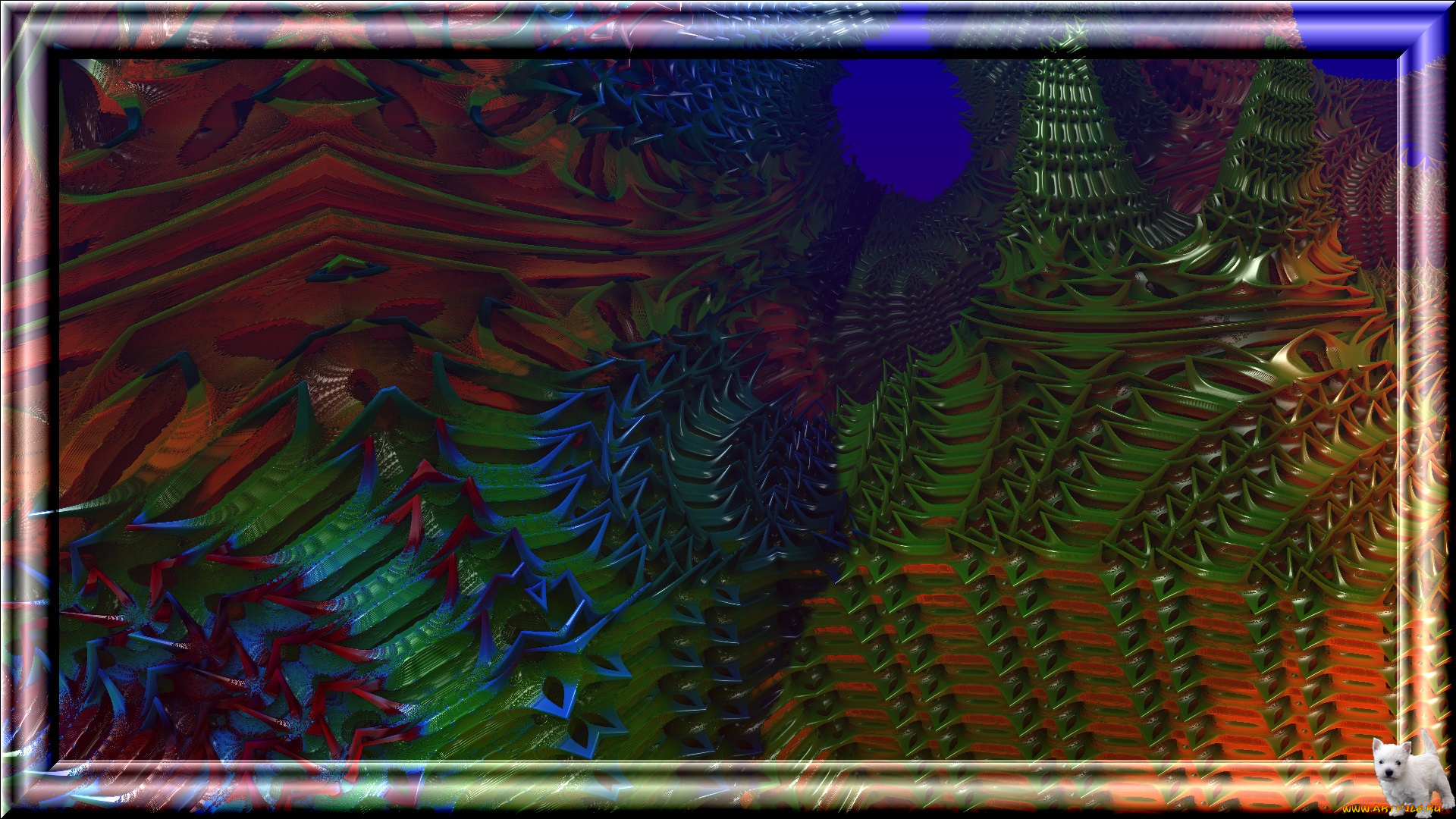 3д, графика, fractal, , фракталы, фон, цвета, узор