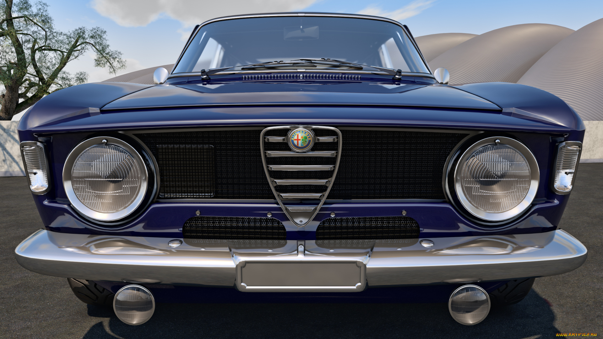 автомобили, 3д, 1965, alfa, romeo, giulia, sprint, gta
