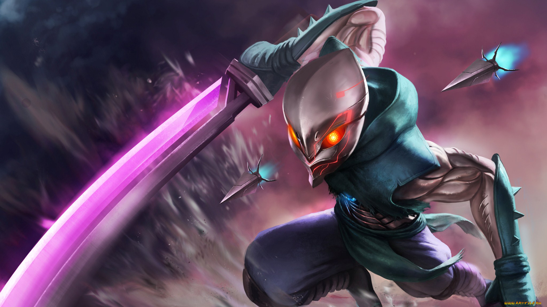 фэнтези, существа, меч