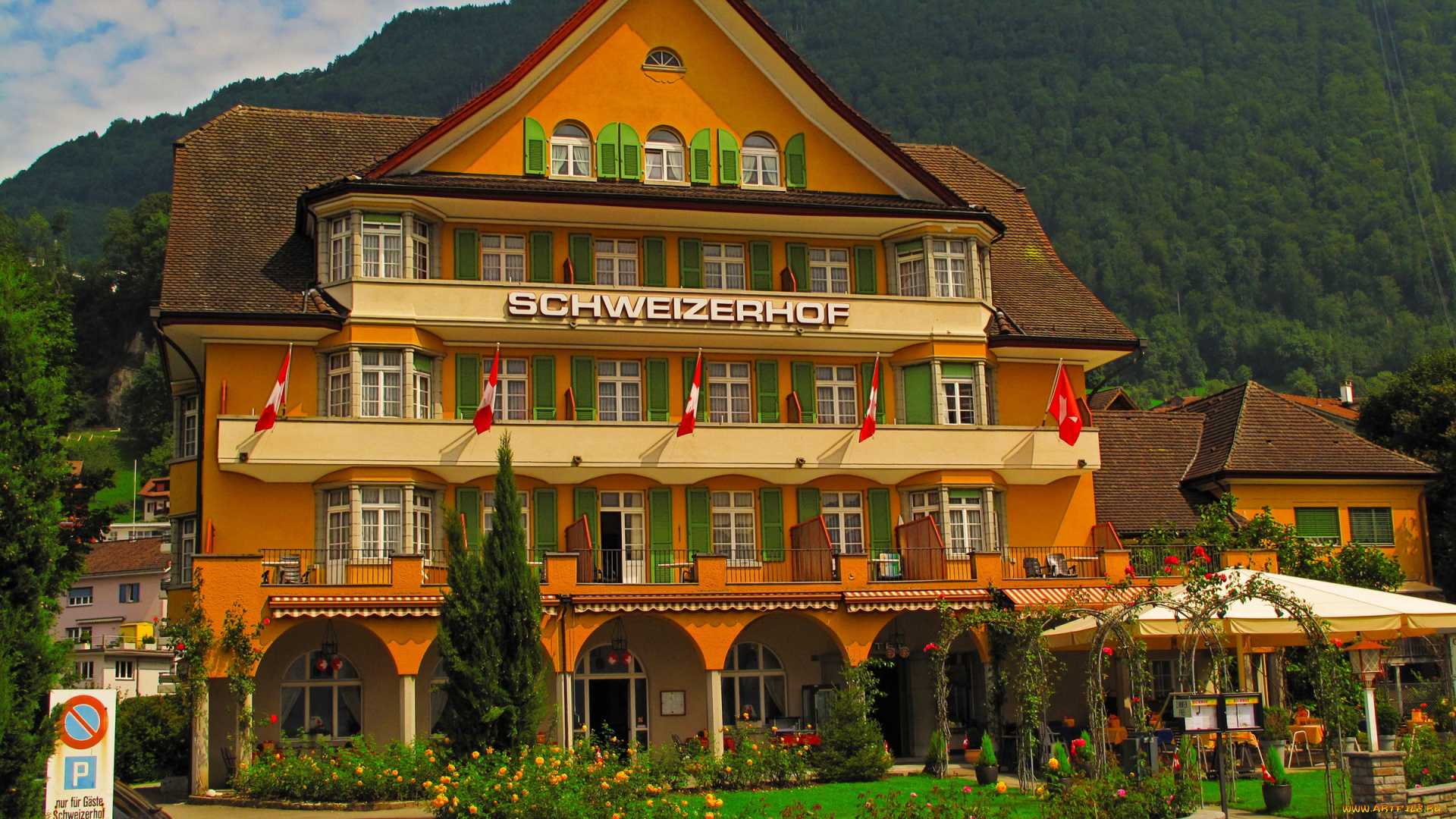 weggis, , switzerland, города, -, здания, , дома, швейцария, дом, ландшафт, веггис, люцерн, luzern