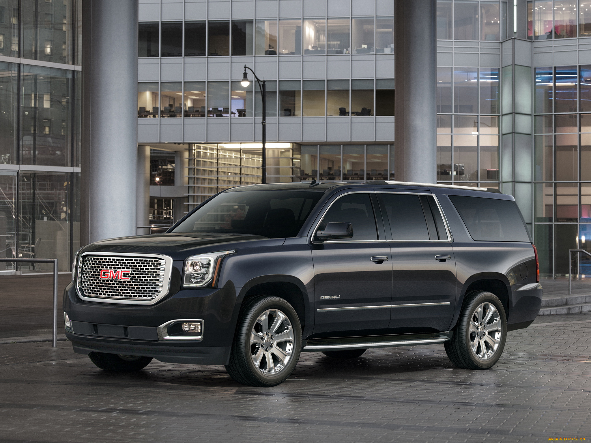 автомобили, gm-gmc, gmc, yukon, xl, denali, 2014