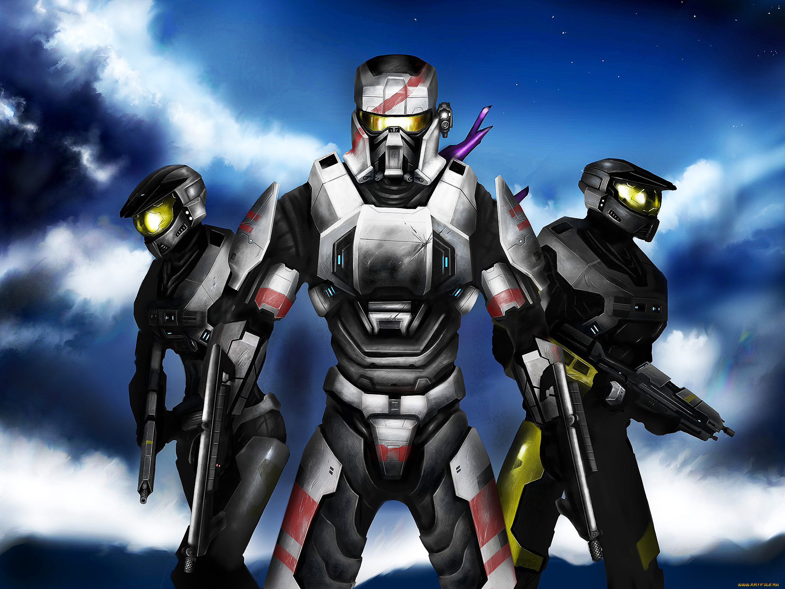 halo, видео, игры, halo, 3, солдаты