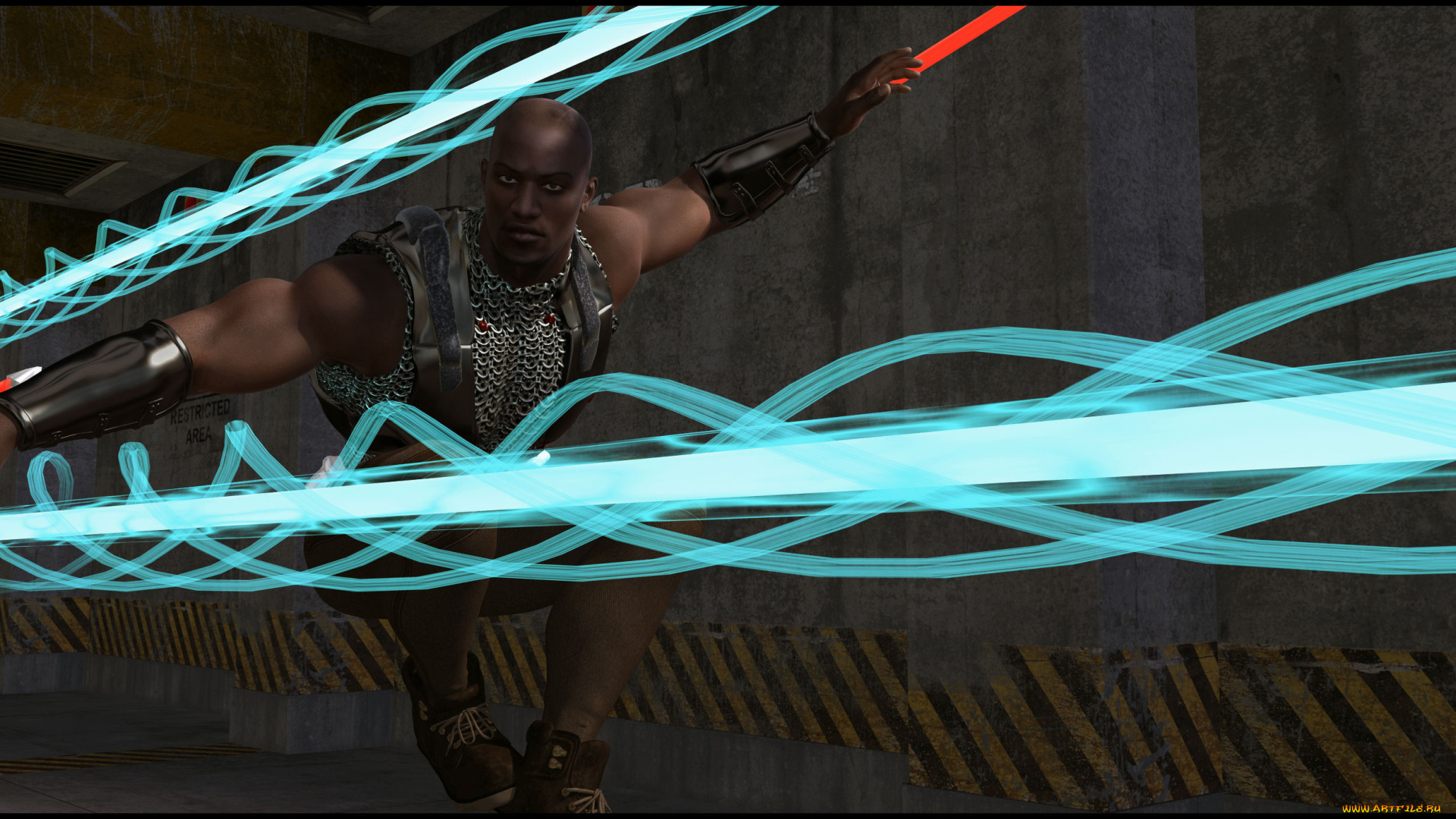 3д, графика, фантазия, , fantasy, мужчина, взгляд, фон, оружие