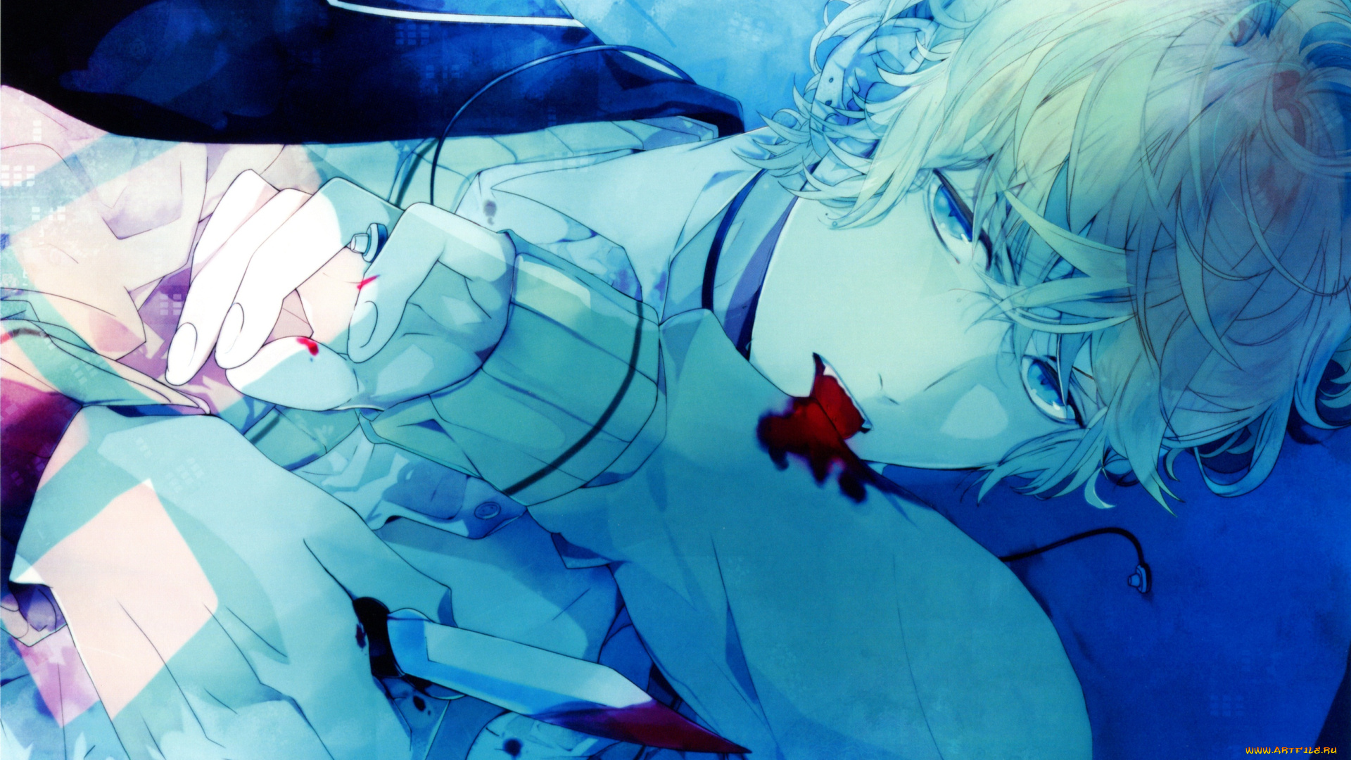 аниме, diabolik, lovers, вампир