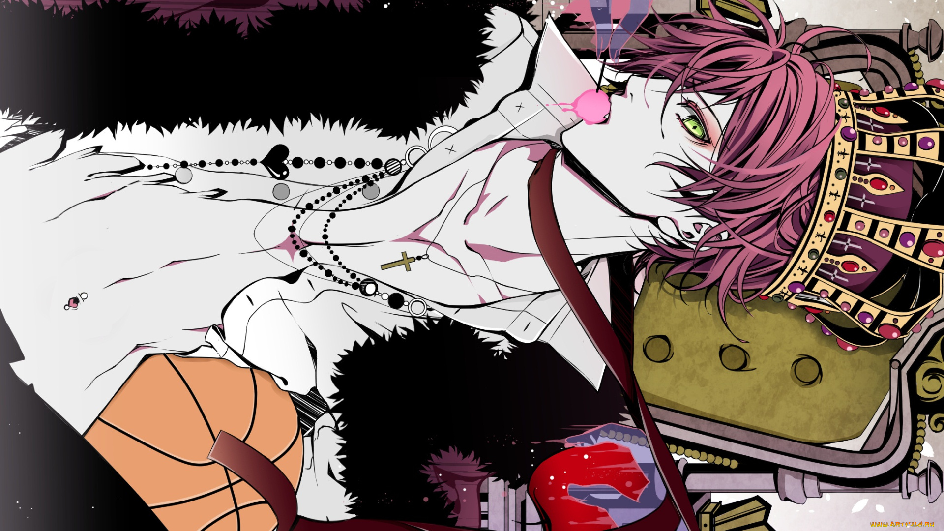 аниме, diabolik, lovers, вампир