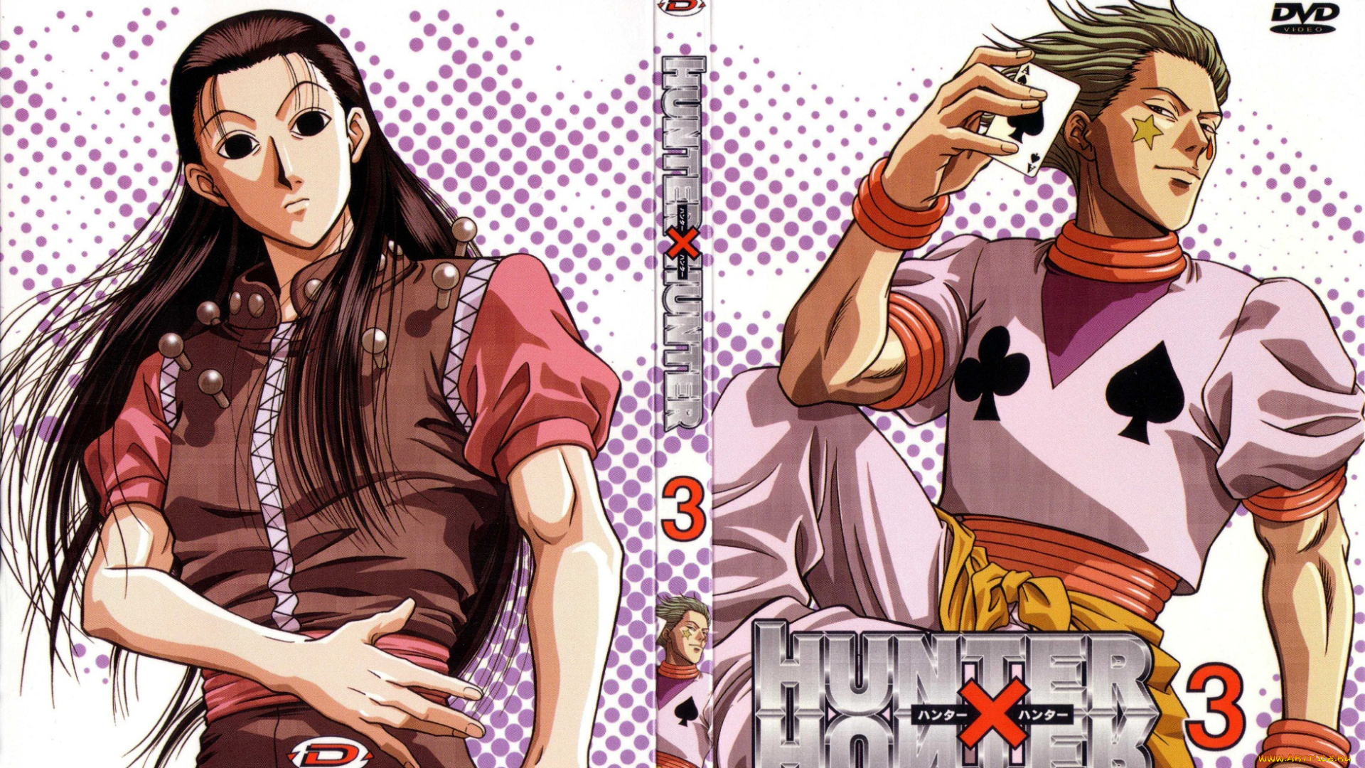 аниме, hunter, x, hunter, иллуми, хисока