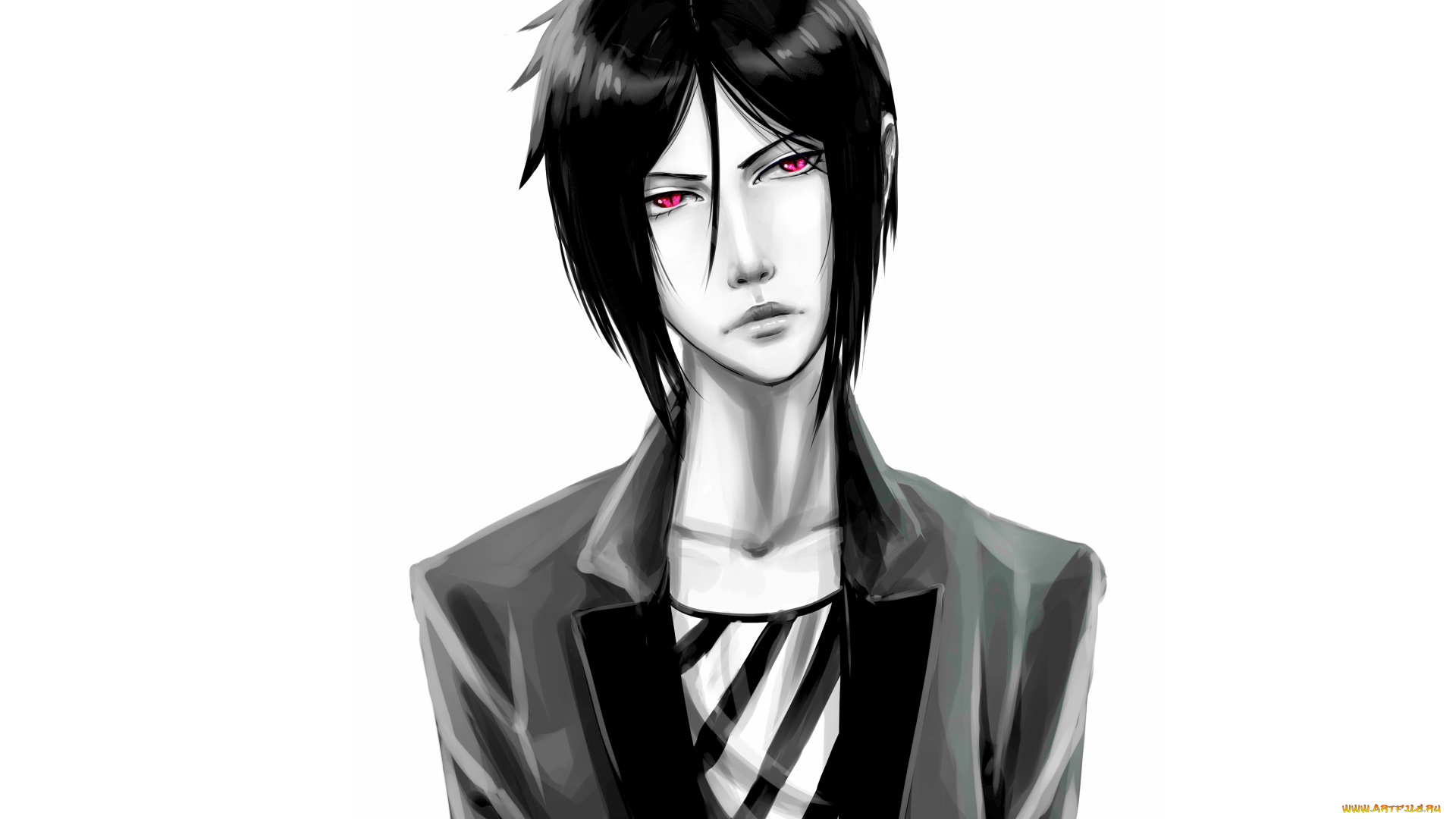 аниме, kuroshitsuji, себастьян