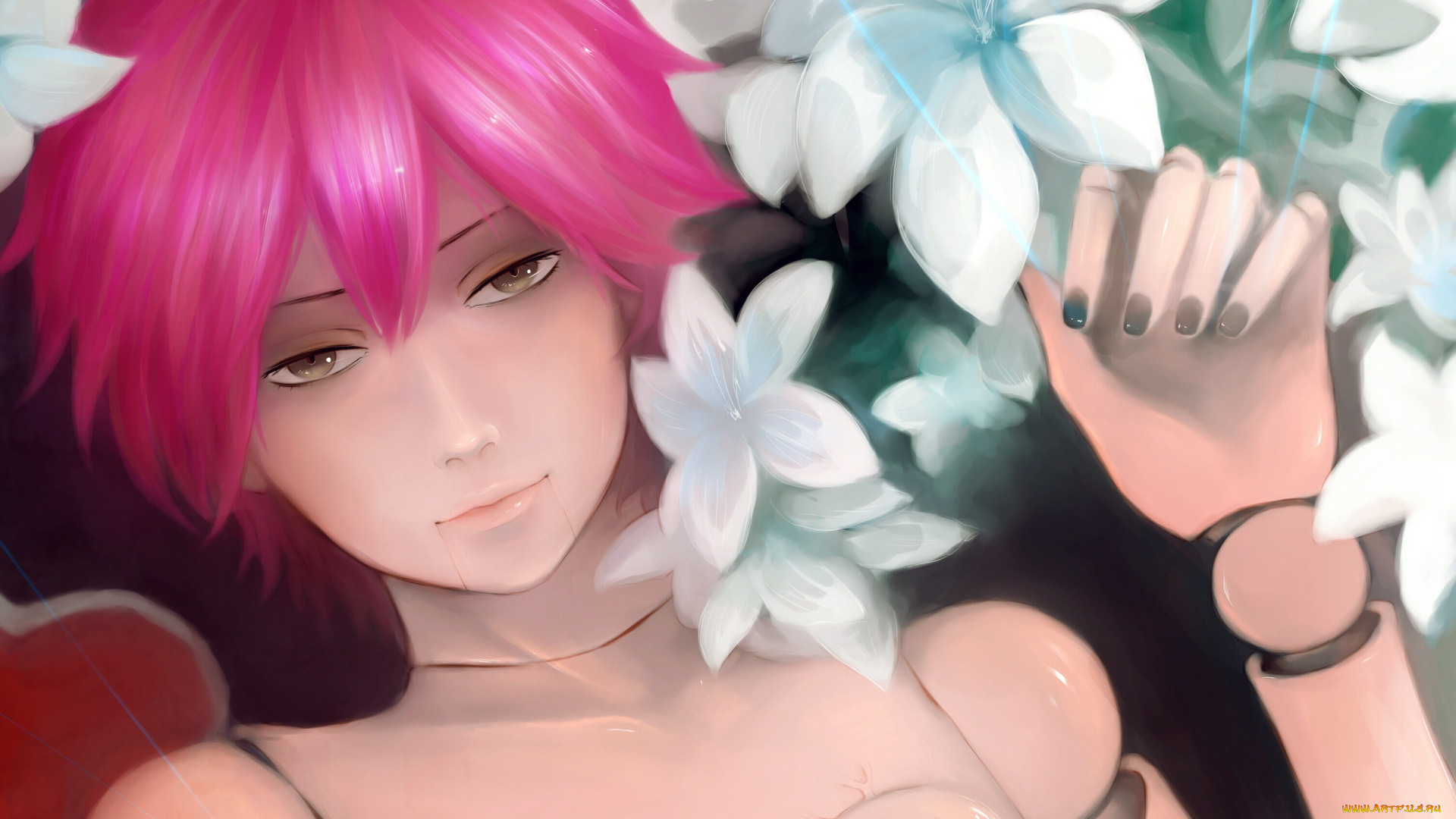 аниме, naruto, кукольник, парень, арт, наруто