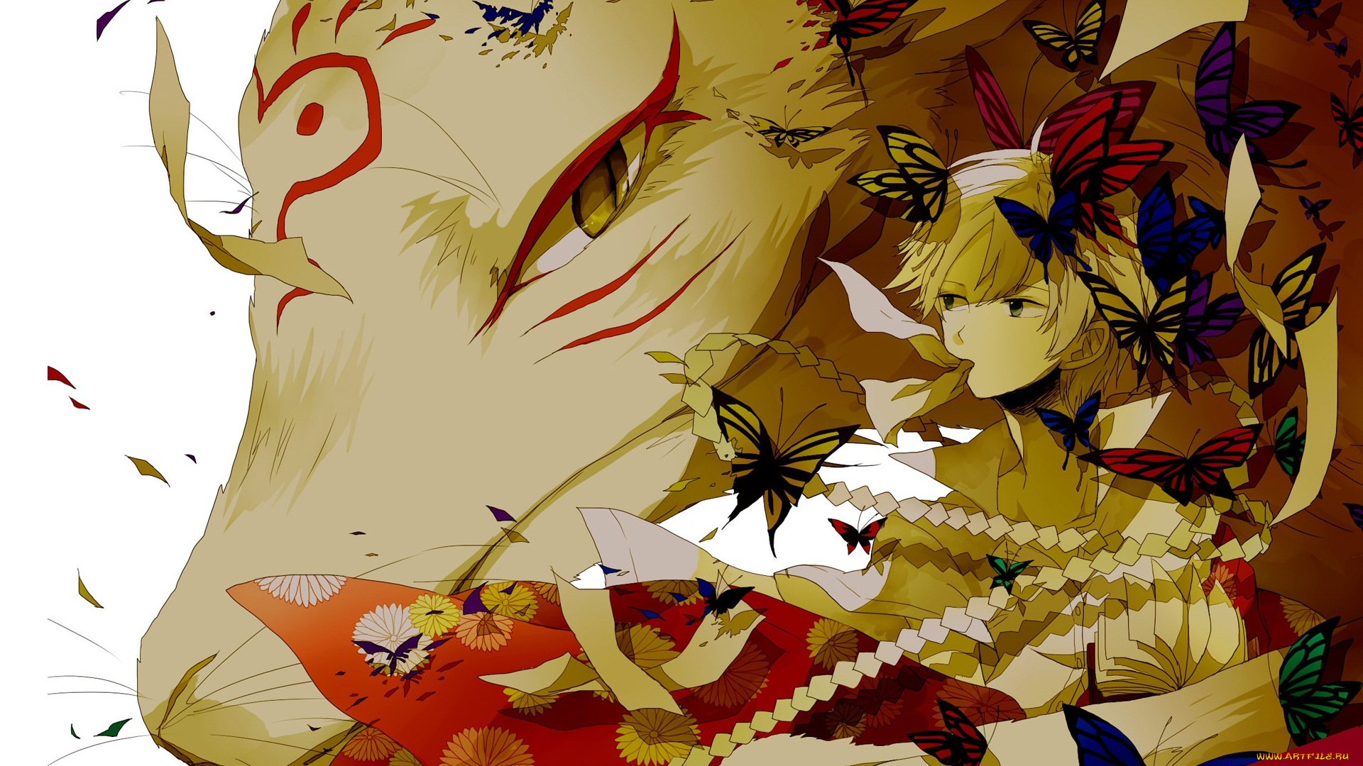 аниме, natsume, yuujinchou, нацумне