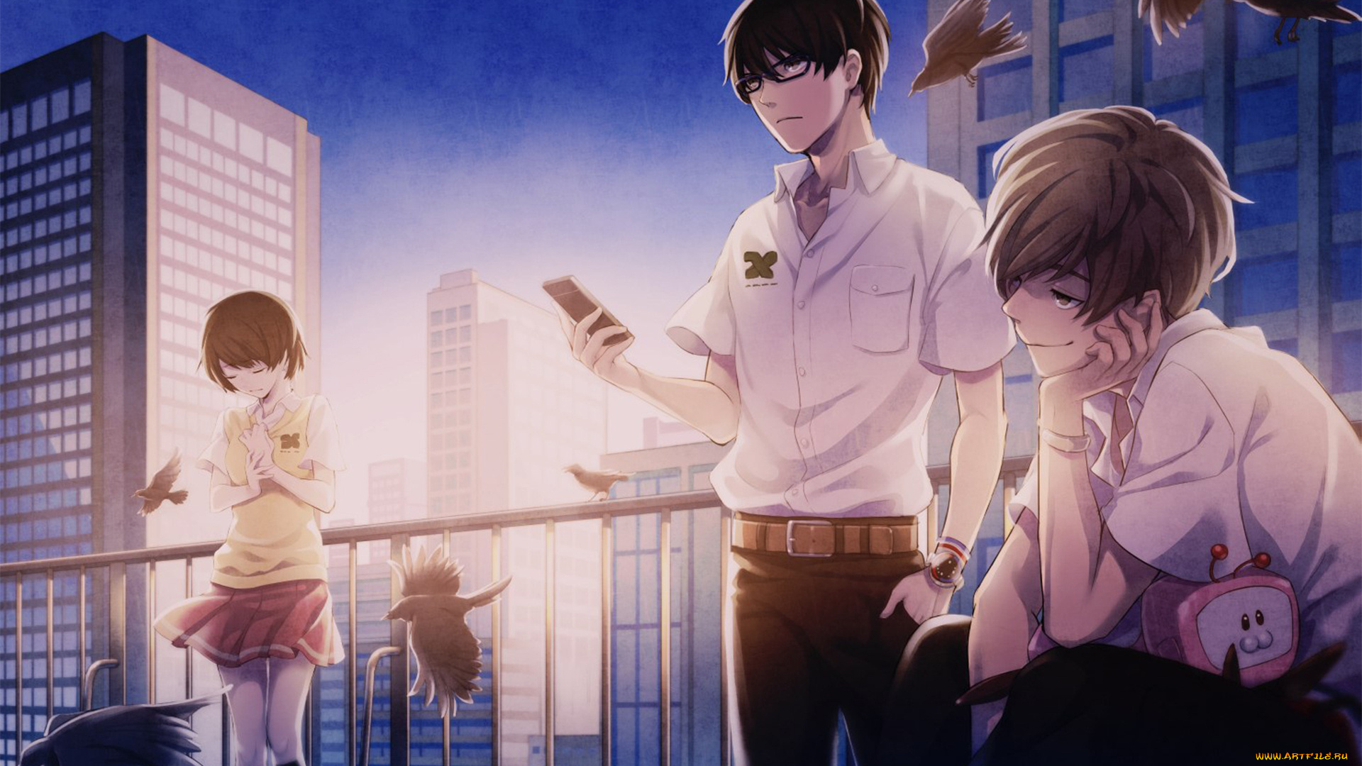 аниме, zankyou, no, terror, террор, в, токио