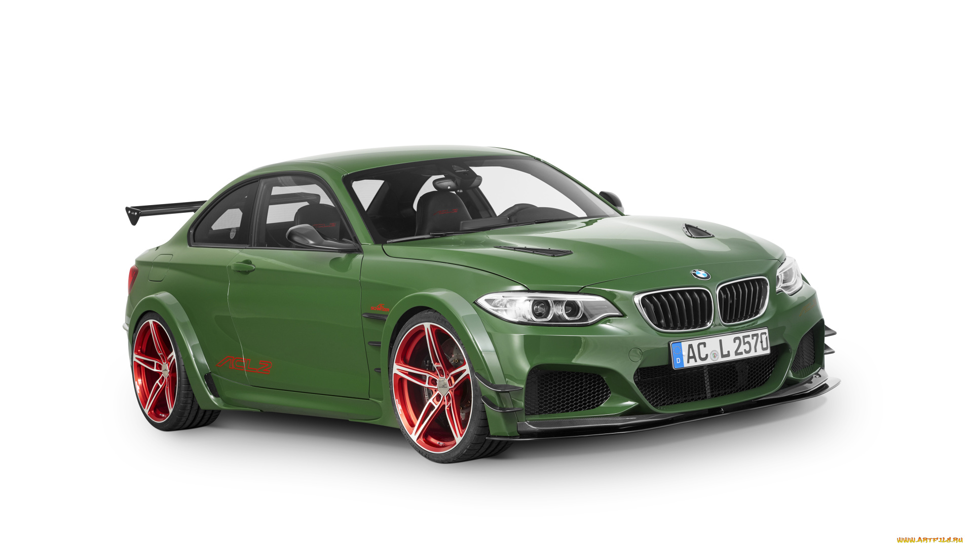 автомобили, bmw, 2016г, f22, acl2, ac, schnitzer, зеленый