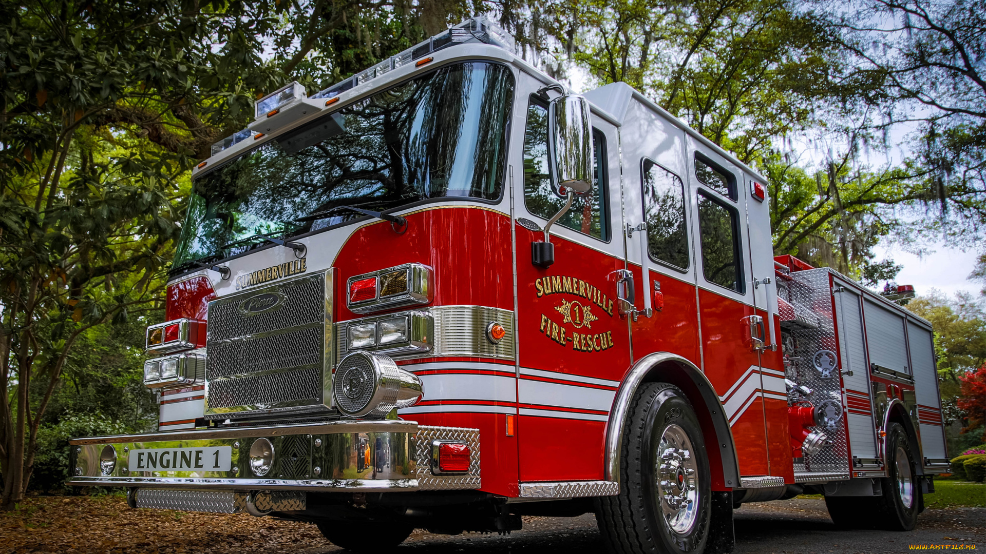 автомобили, пожарные, машины, pierce