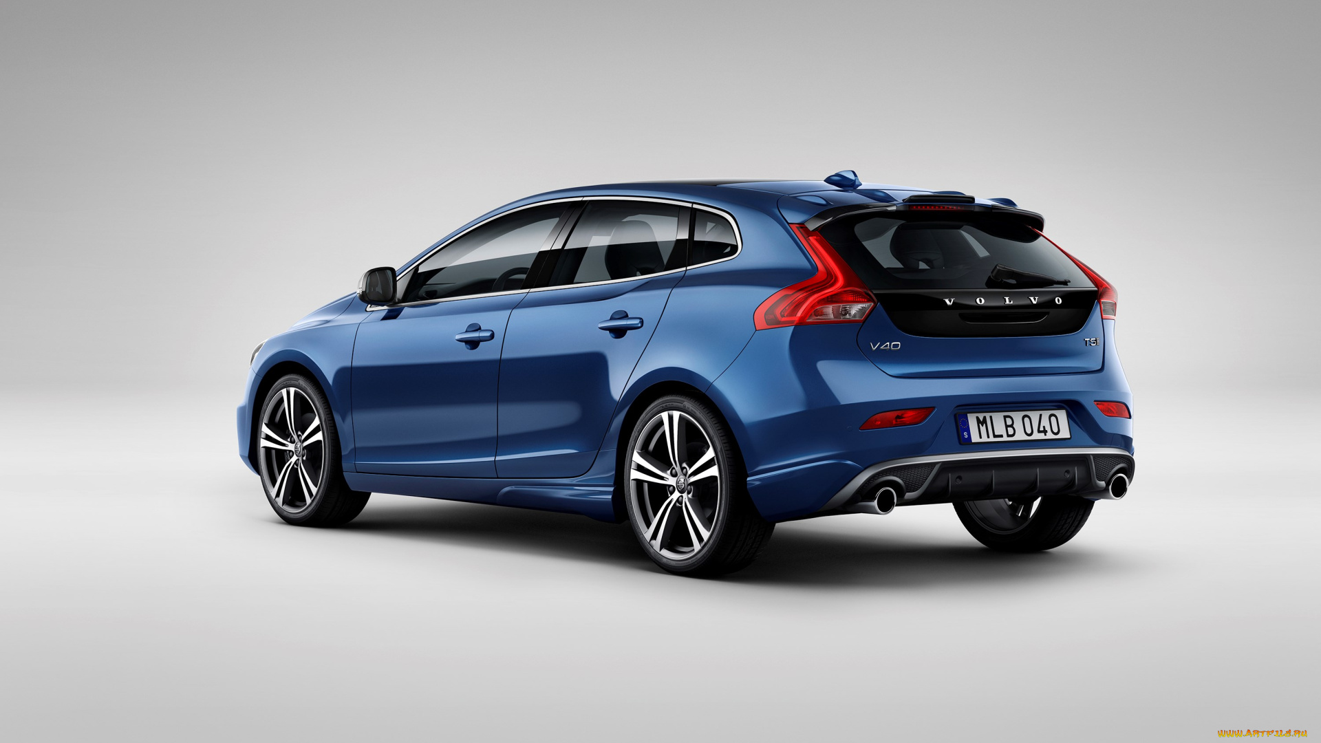 автомобили, volvo, синий, 2016г, r-design, v40, t5