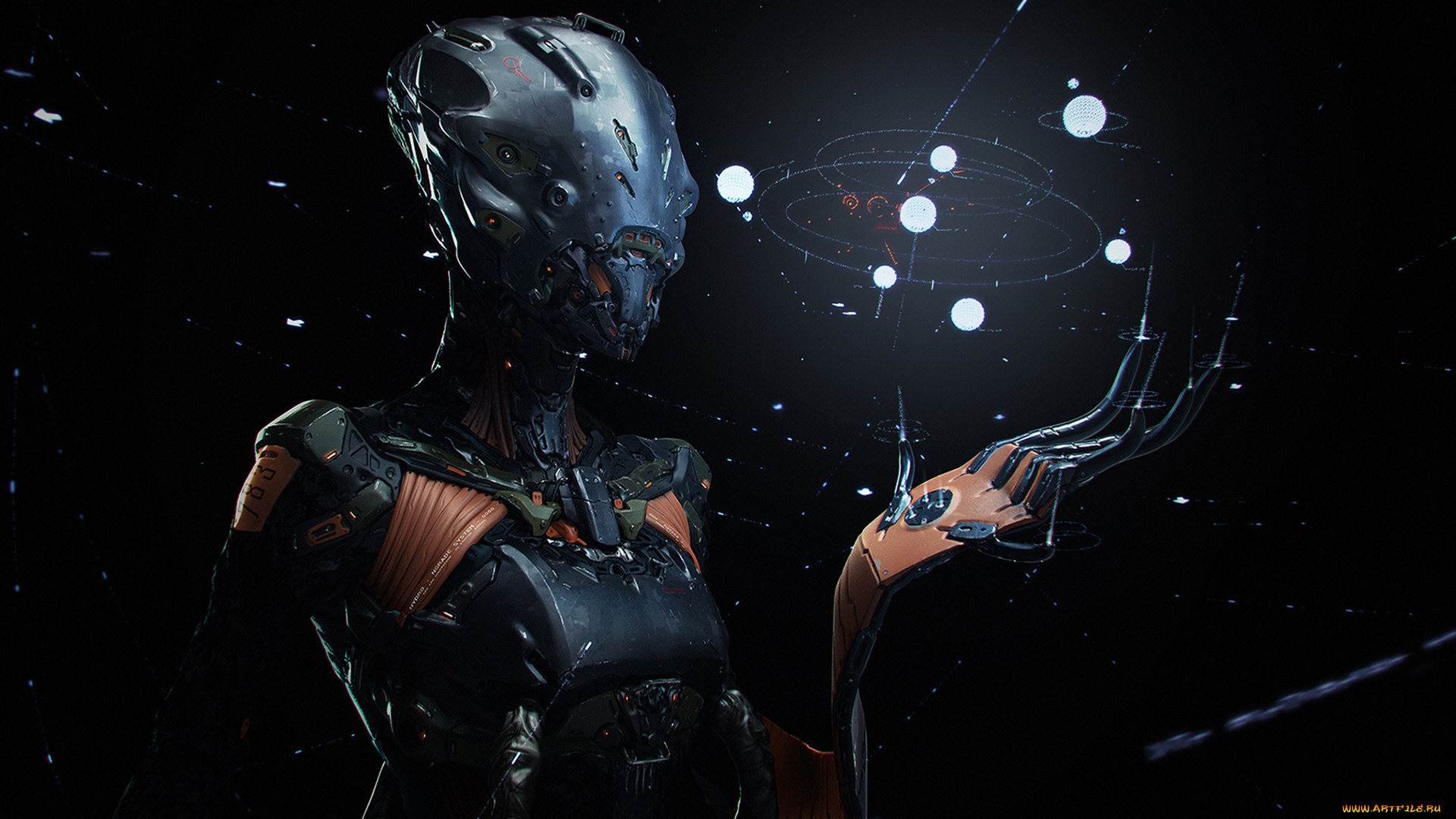 фэнтези, роботы, , киборги, , механизмы, темно, robot, seeker