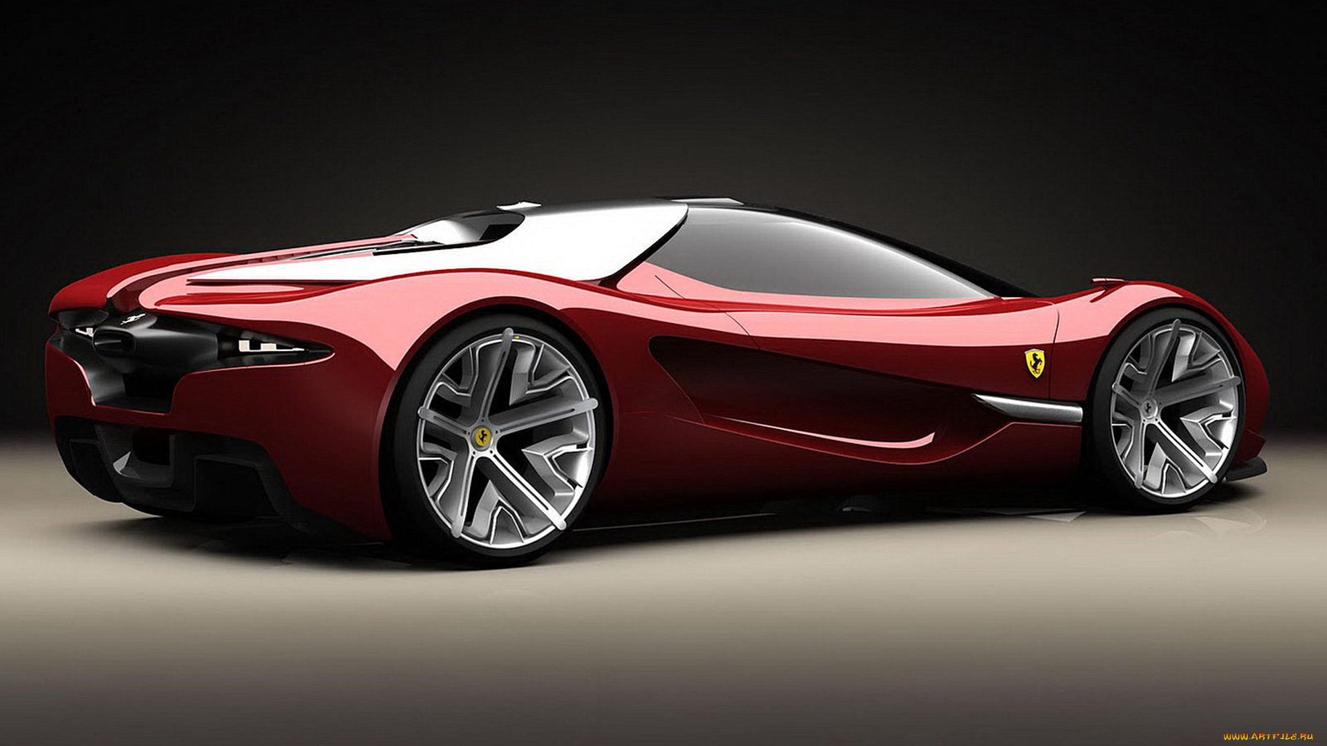 ferrari, samir, concept, автомобили, ferrari, красный, concept, samir, car