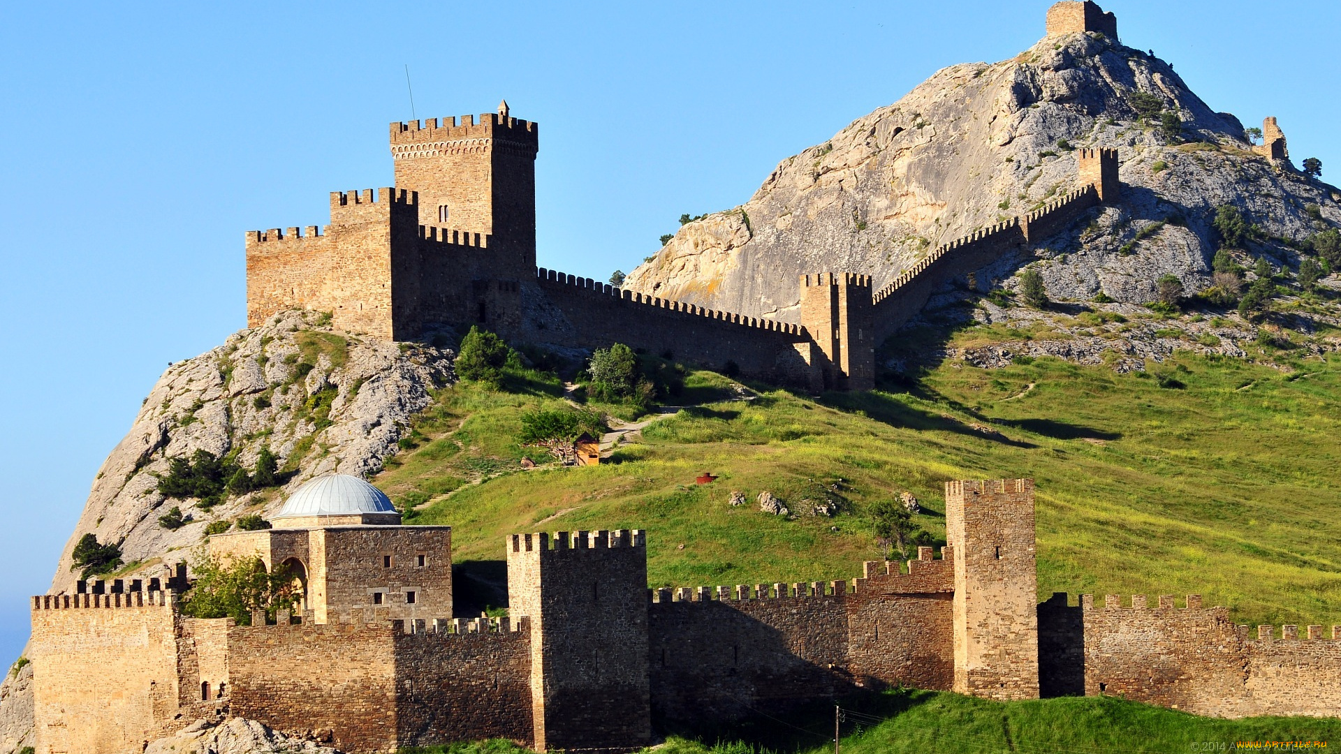 генуэзская, крепость, города, -, дворцы, , замки, , крепости, судак, крым, генуэзская, крепость