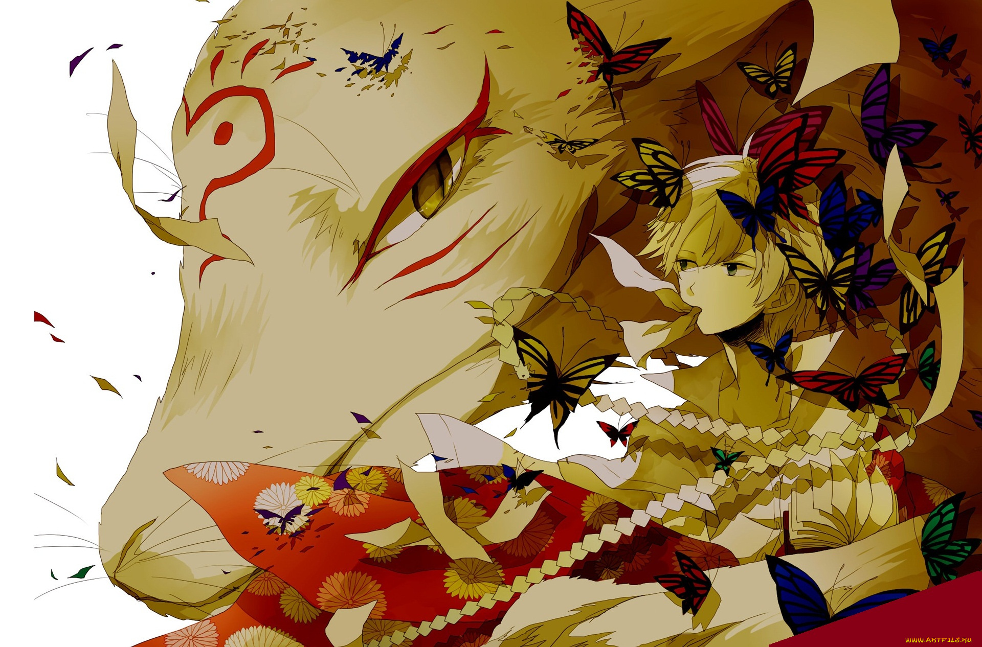 аниме, natsume, yuujinchou, нацумне