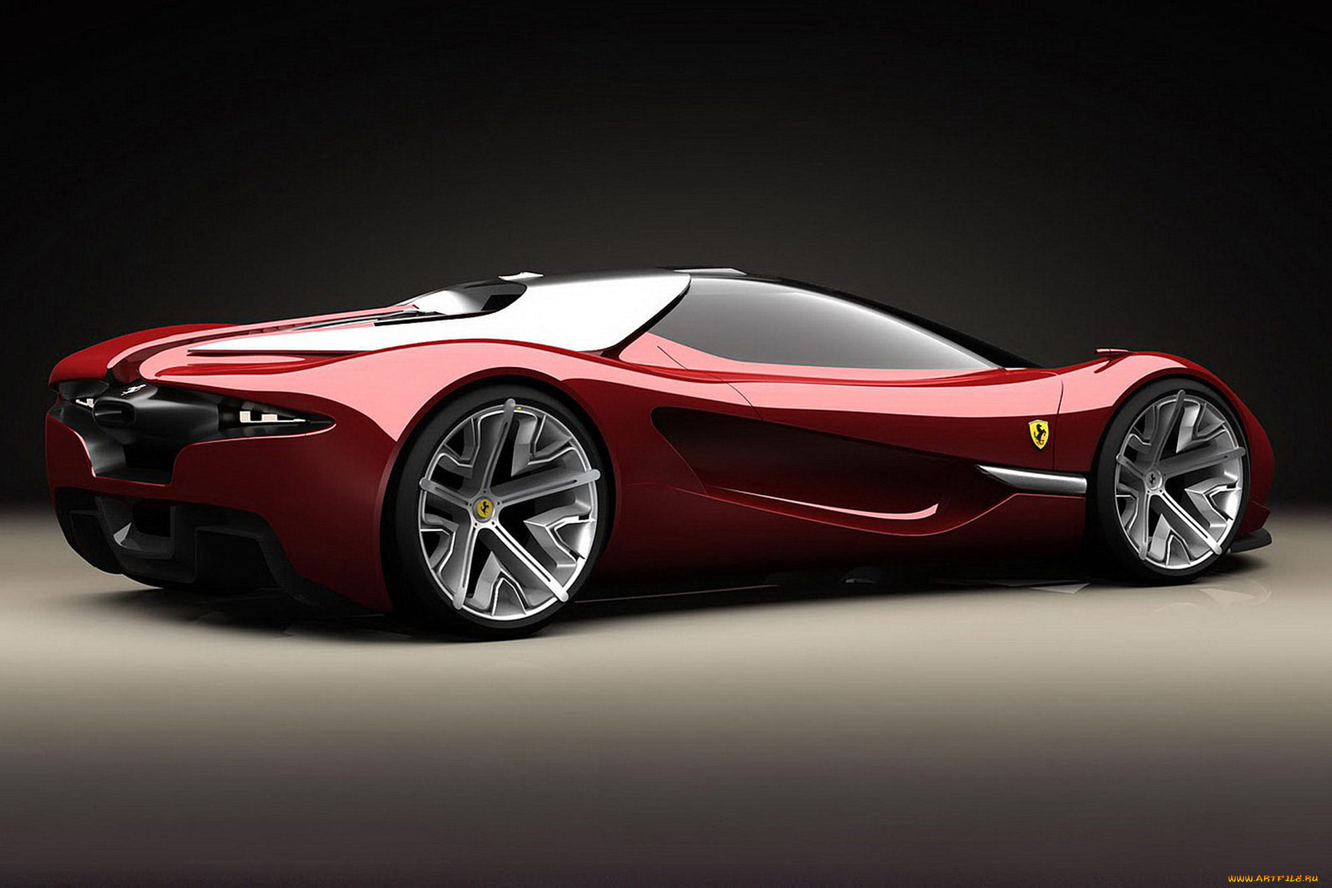 ferrari, samir, concept, автомобили, ferrari, красный, concept, samir, car