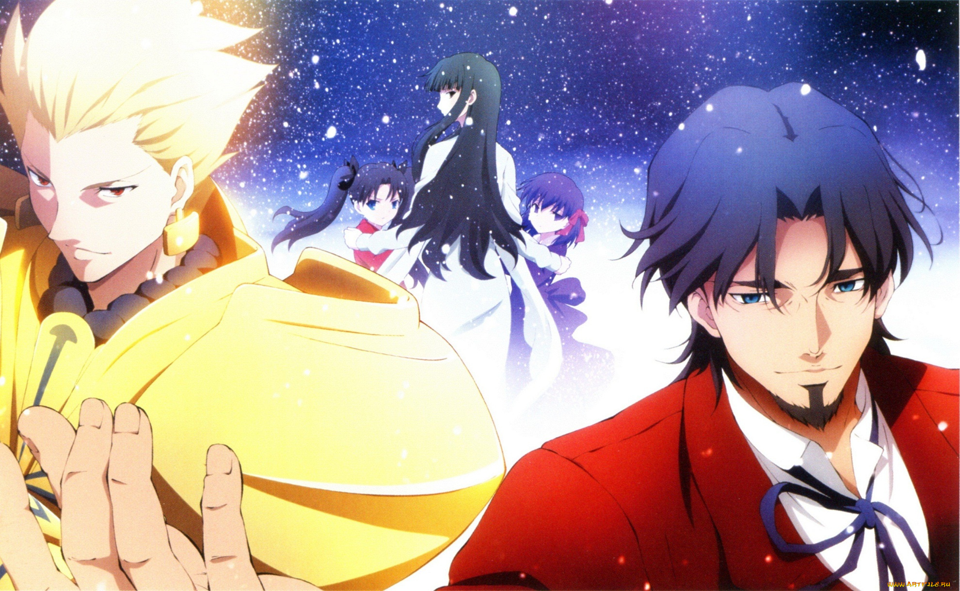 аниме, fate, zero, судьба, начало