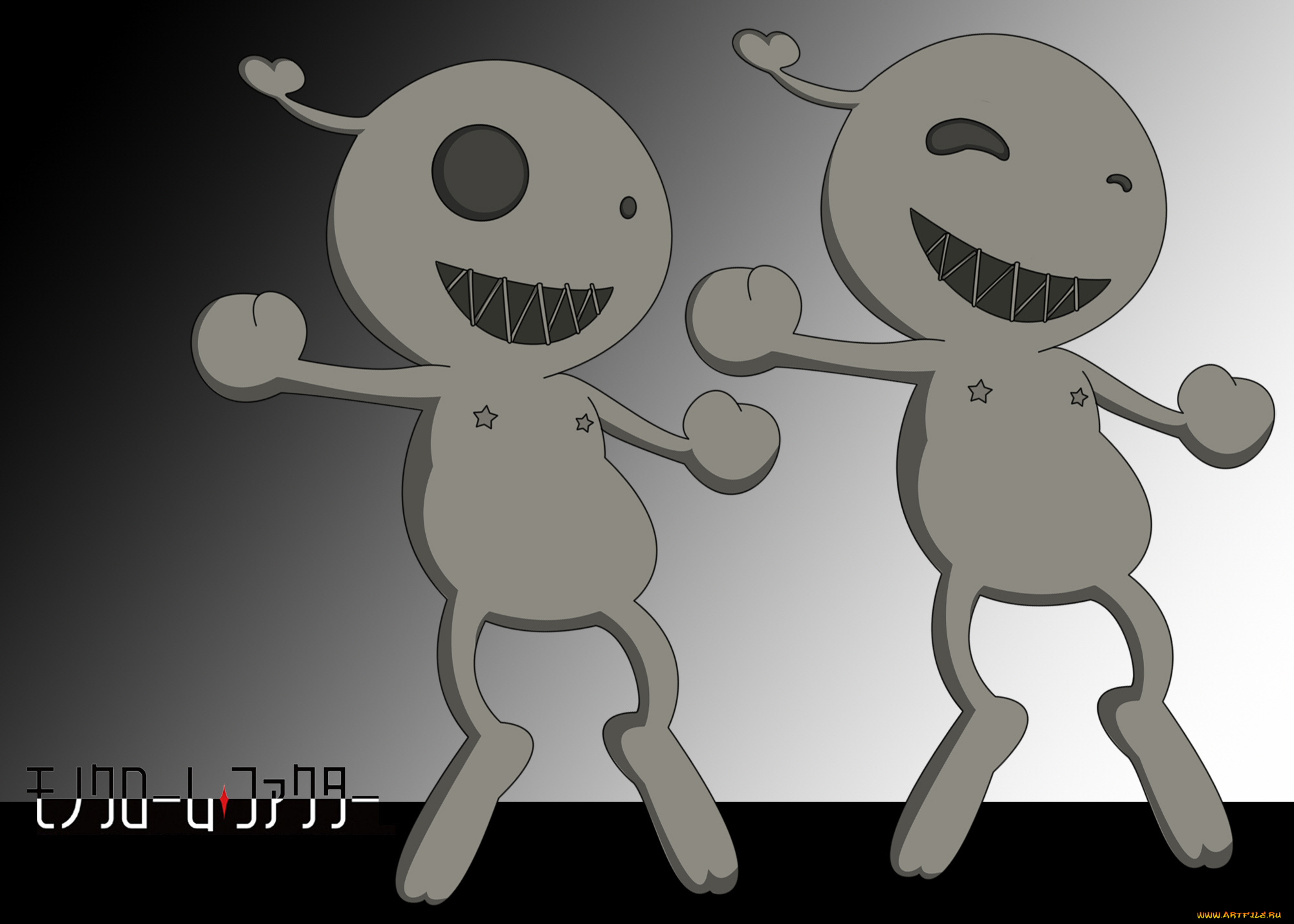 аниме, monochrome, factor, монохромный, фактор