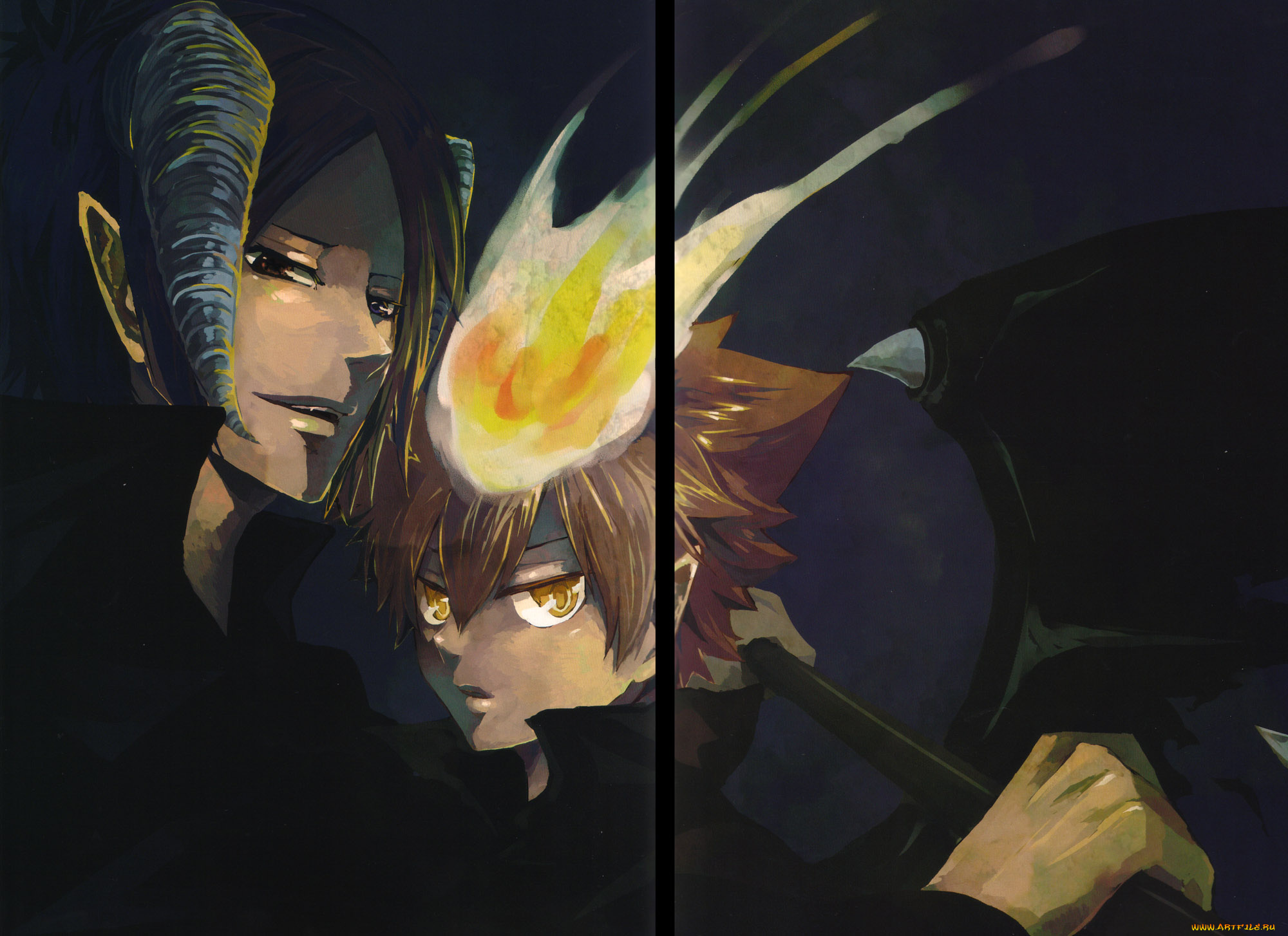 аниме, katekyo, hitman, reborn, учитель, мафиози, реборн