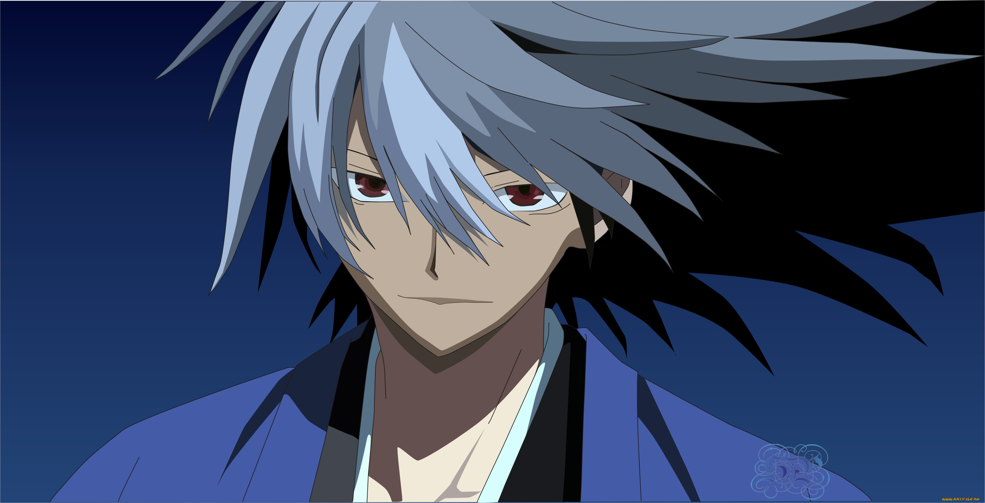 аниме, nurarihyon, no, mago, nura, rikuo, nurarihyon, no, mago