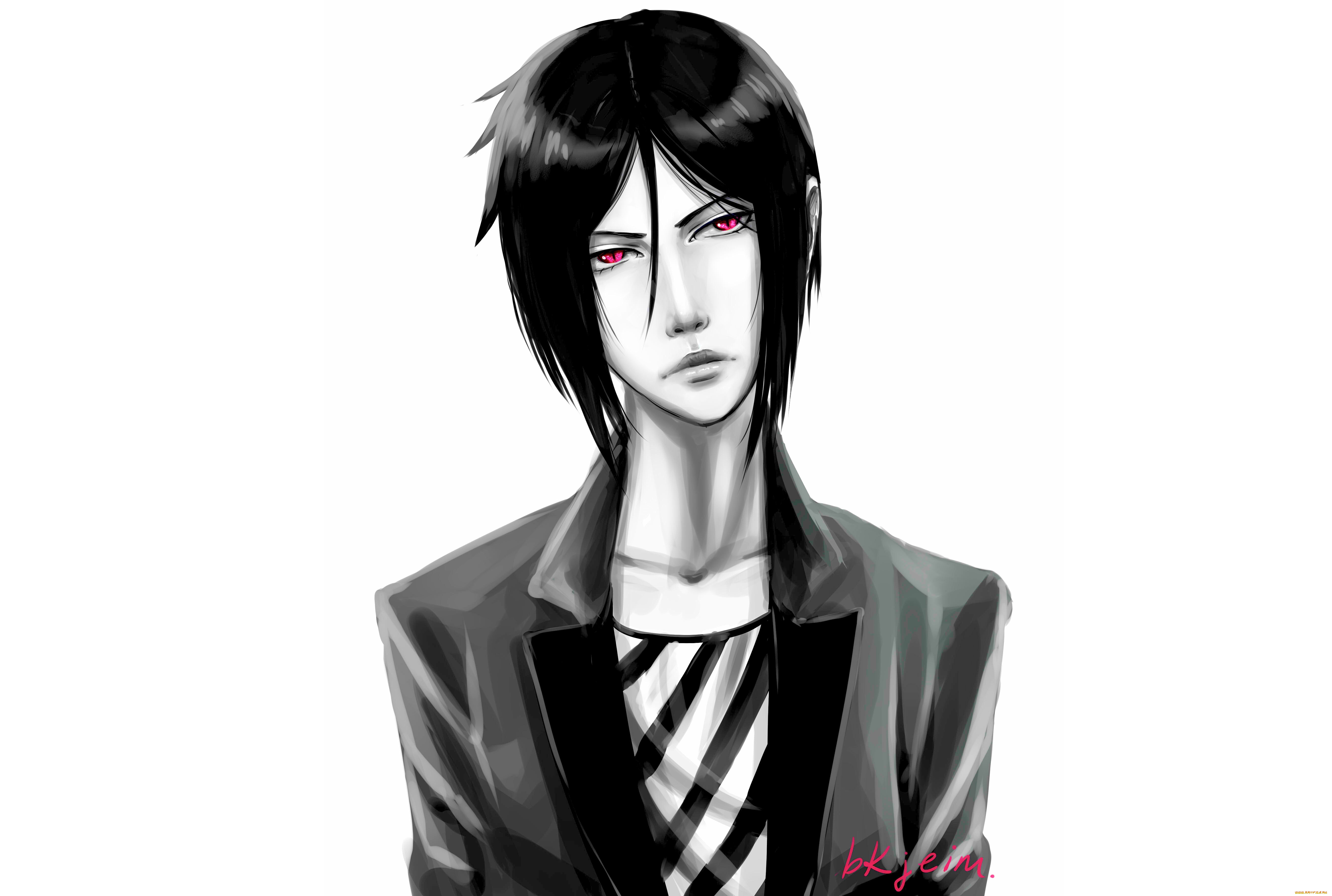 аниме, kuroshitsuji, себастьян