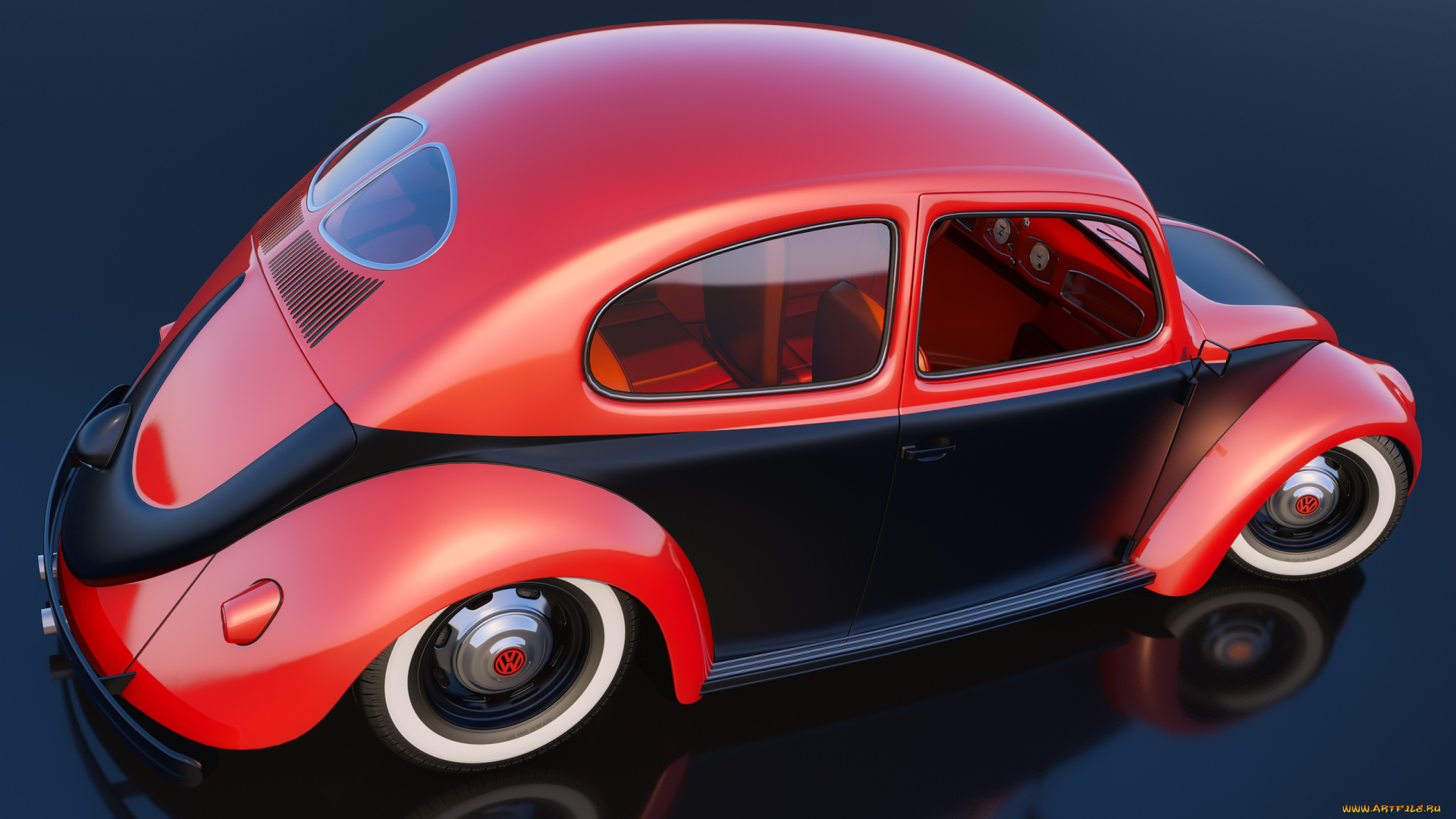 автомобили, 3д, фон, автомобиль