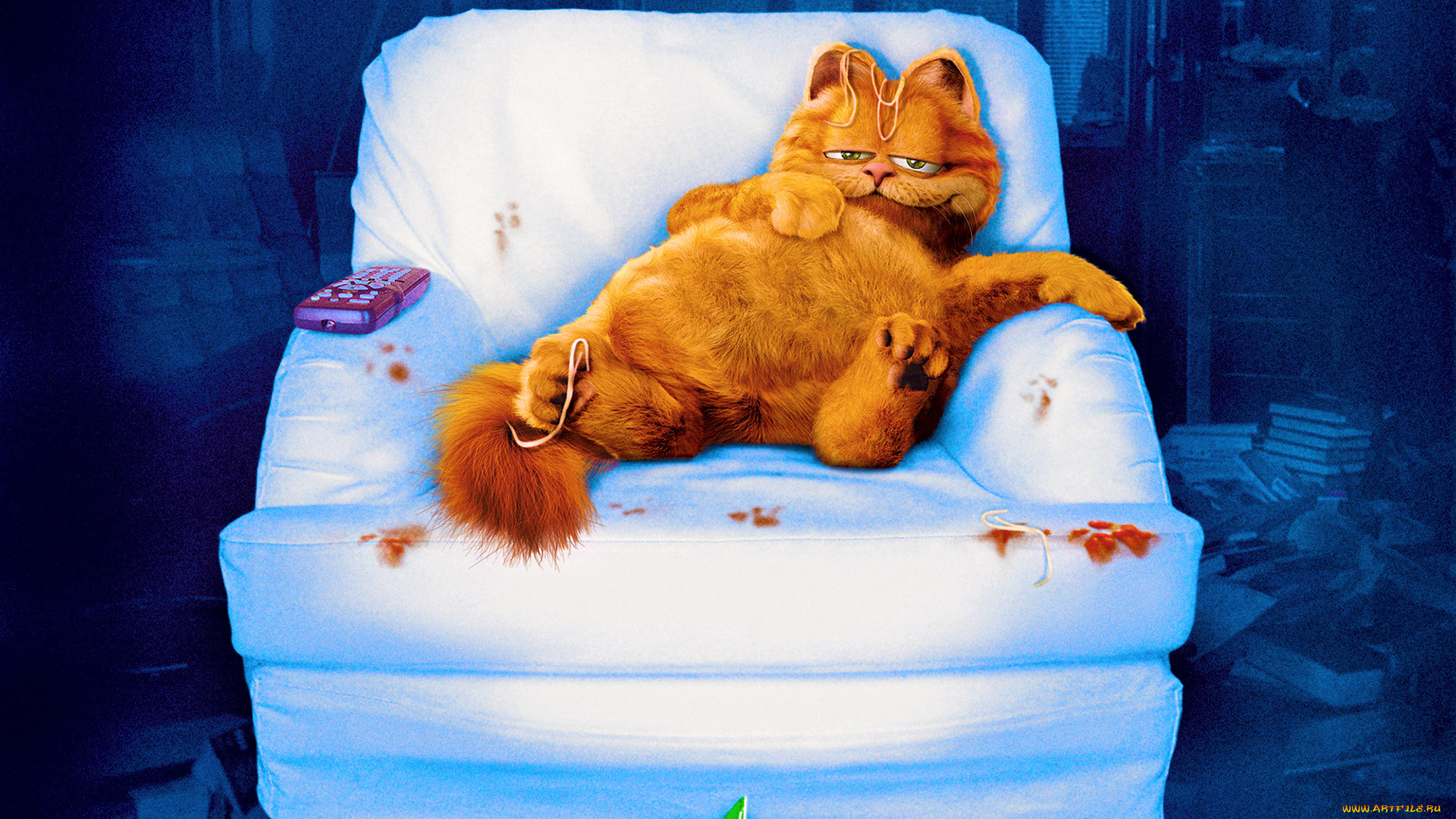 мультфильмы, garfield, кот