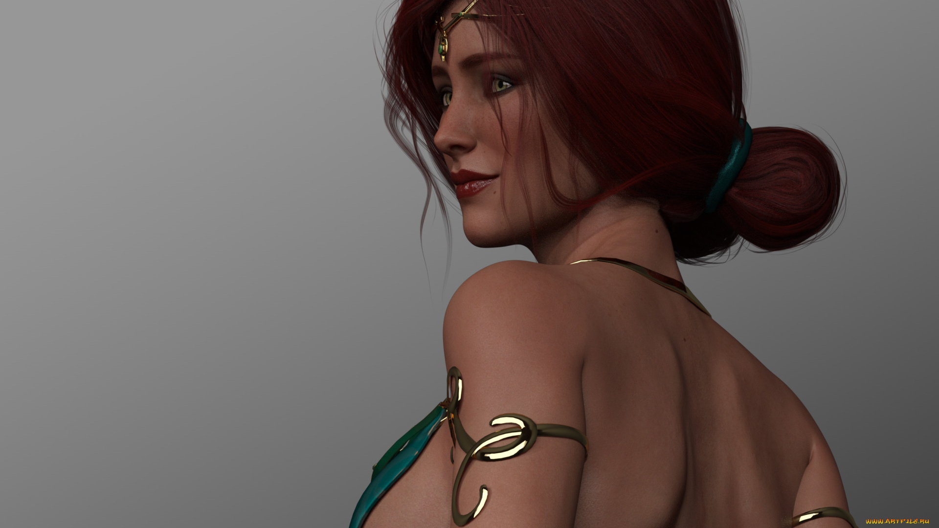 3д, графика, люди, , people, девушка, взгляд, фон