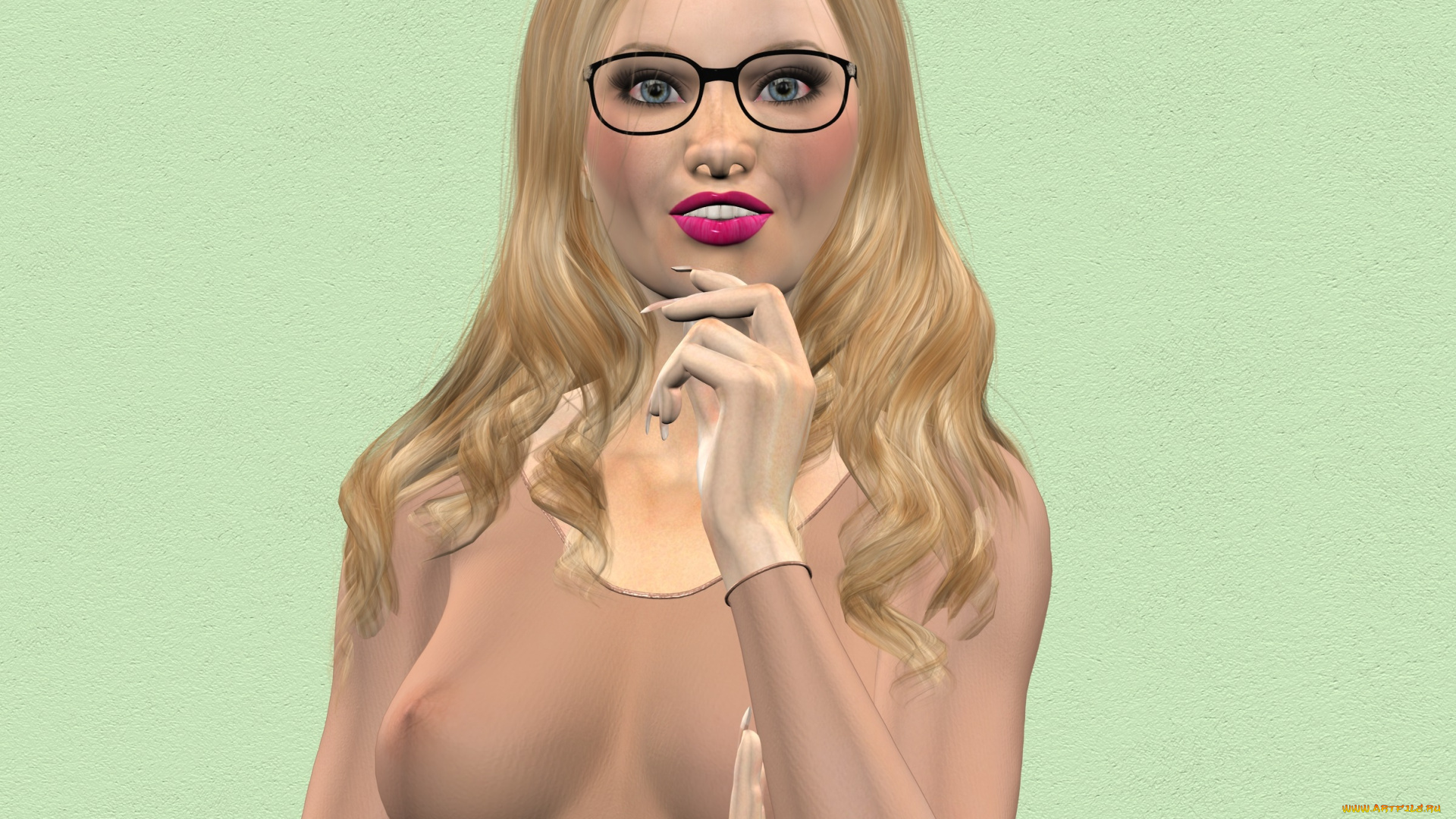 3д, графика, люди, , people, фон, взгляд, девушка