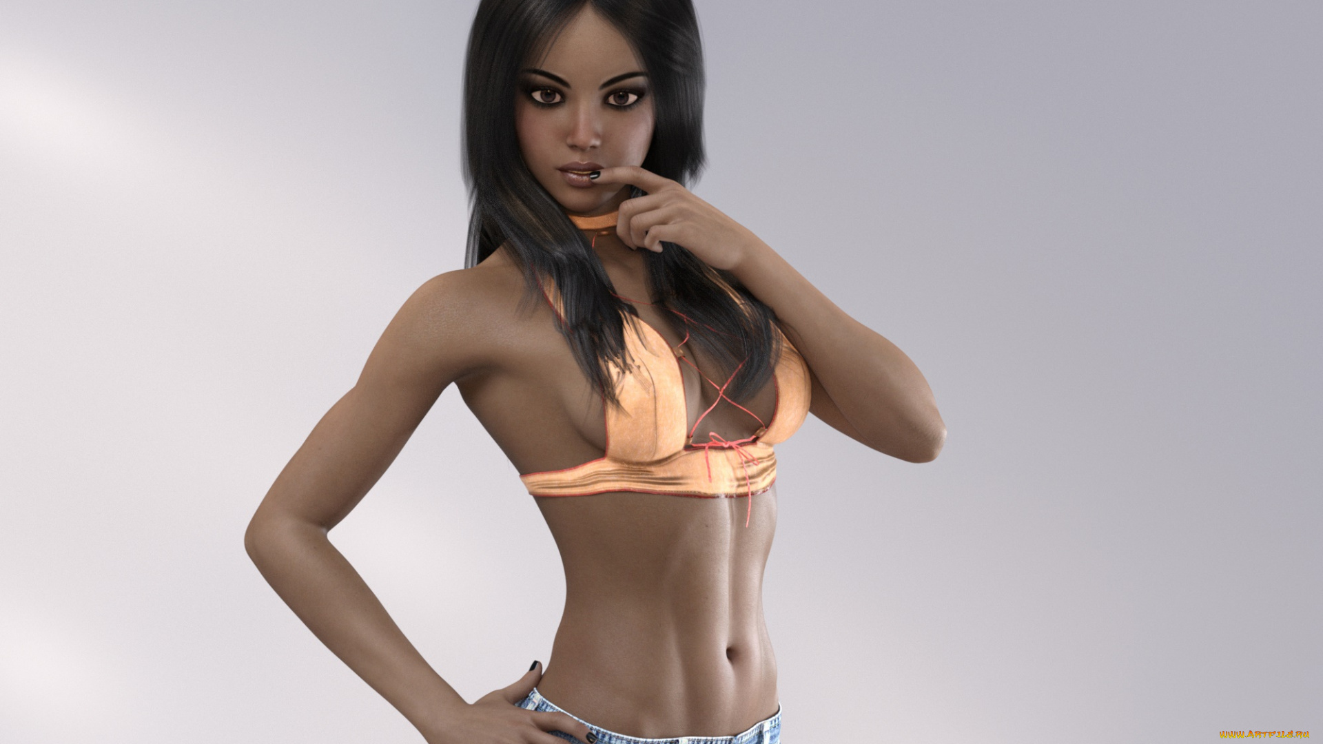 3д, графика, люди, , people, фон, взгляд, девушка