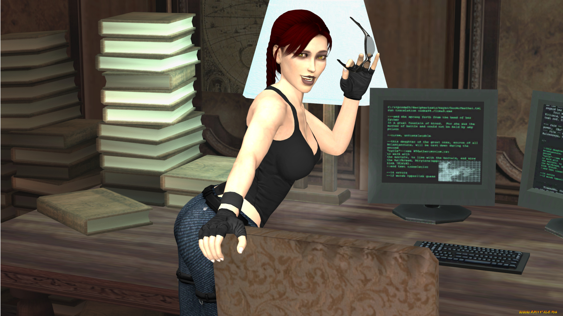 3д, графика, люди, , people, взгляд, девушка, фон