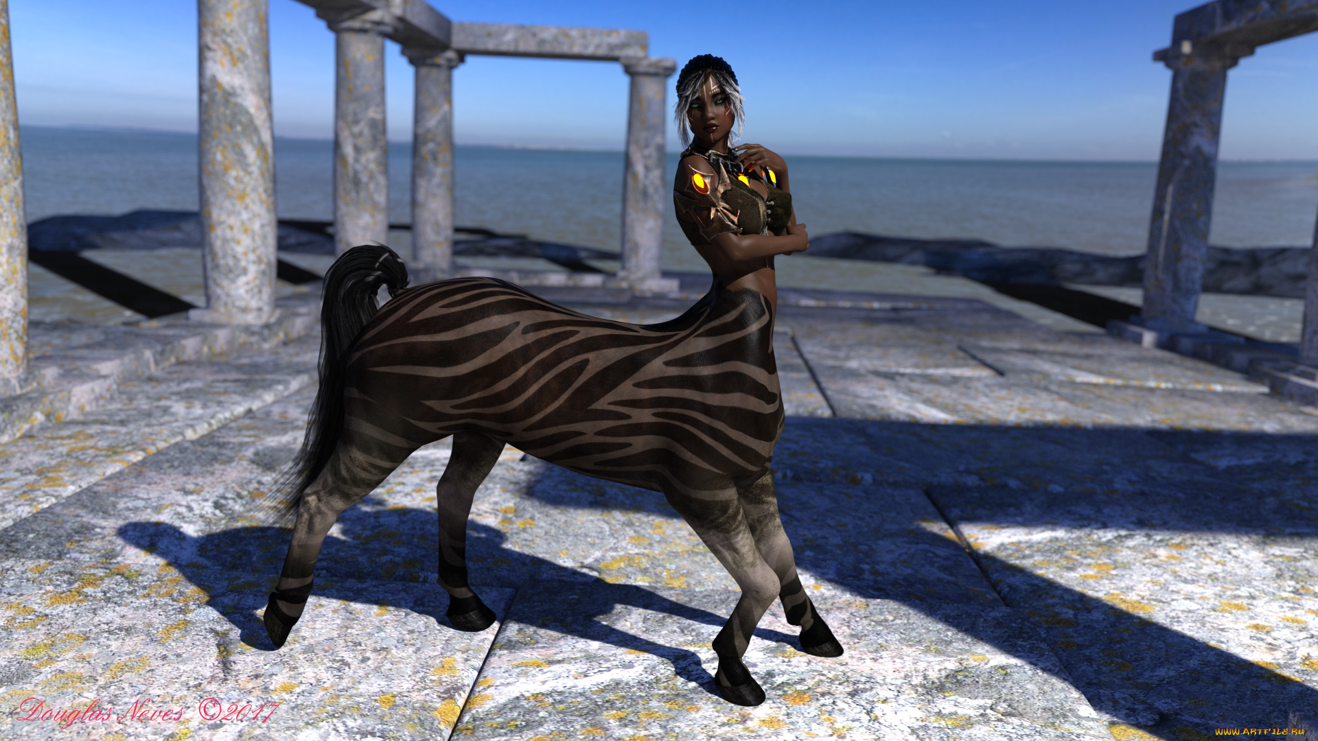 3д, графика, существа, , creatures, centaur