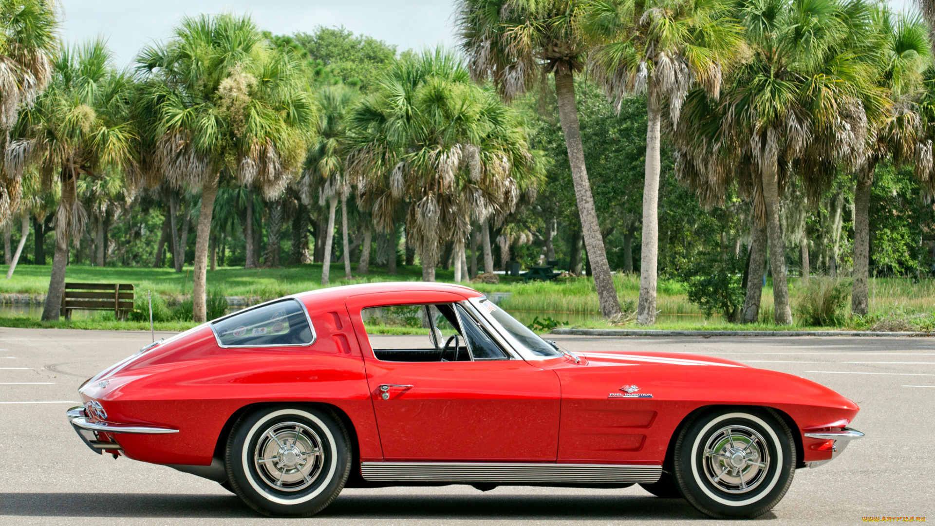 corvette, sting, ray, z06, 1963, автомобили, corvette, red, 1963, z06, sting, ray