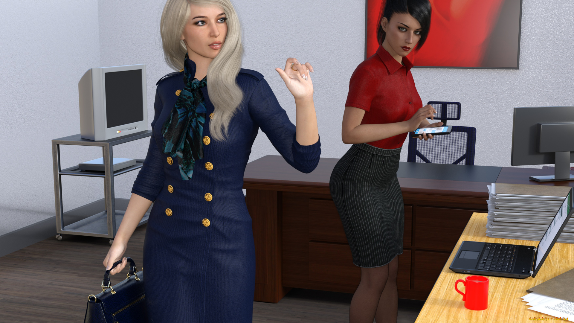 she, wolf, 3д, графика, фантазия, , fantasy, фон, взгляд, девушки