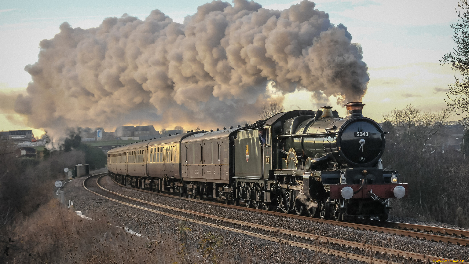 техника, паровозы, состав, локомотив