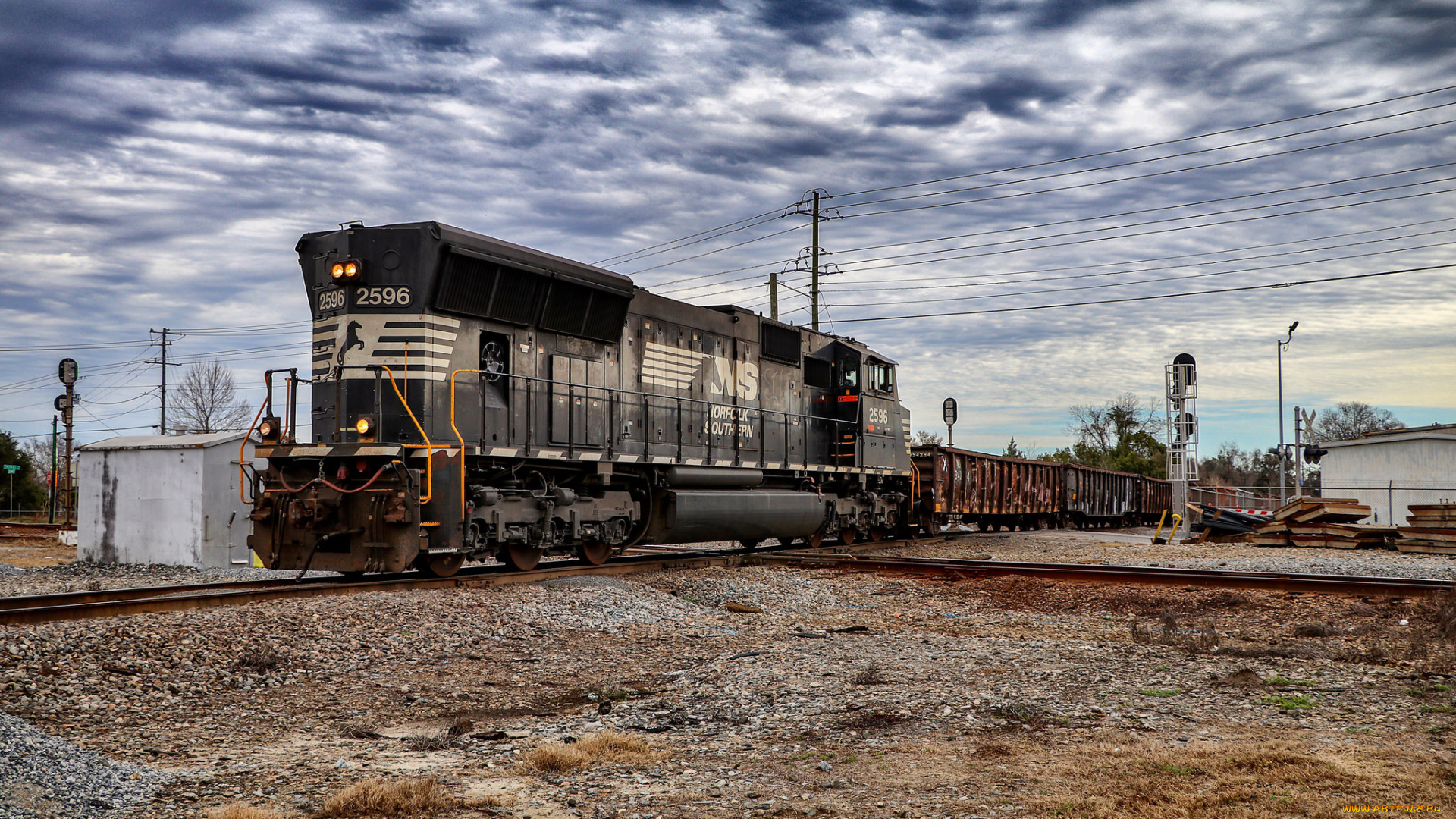 техника, поезда, состав, локомотив