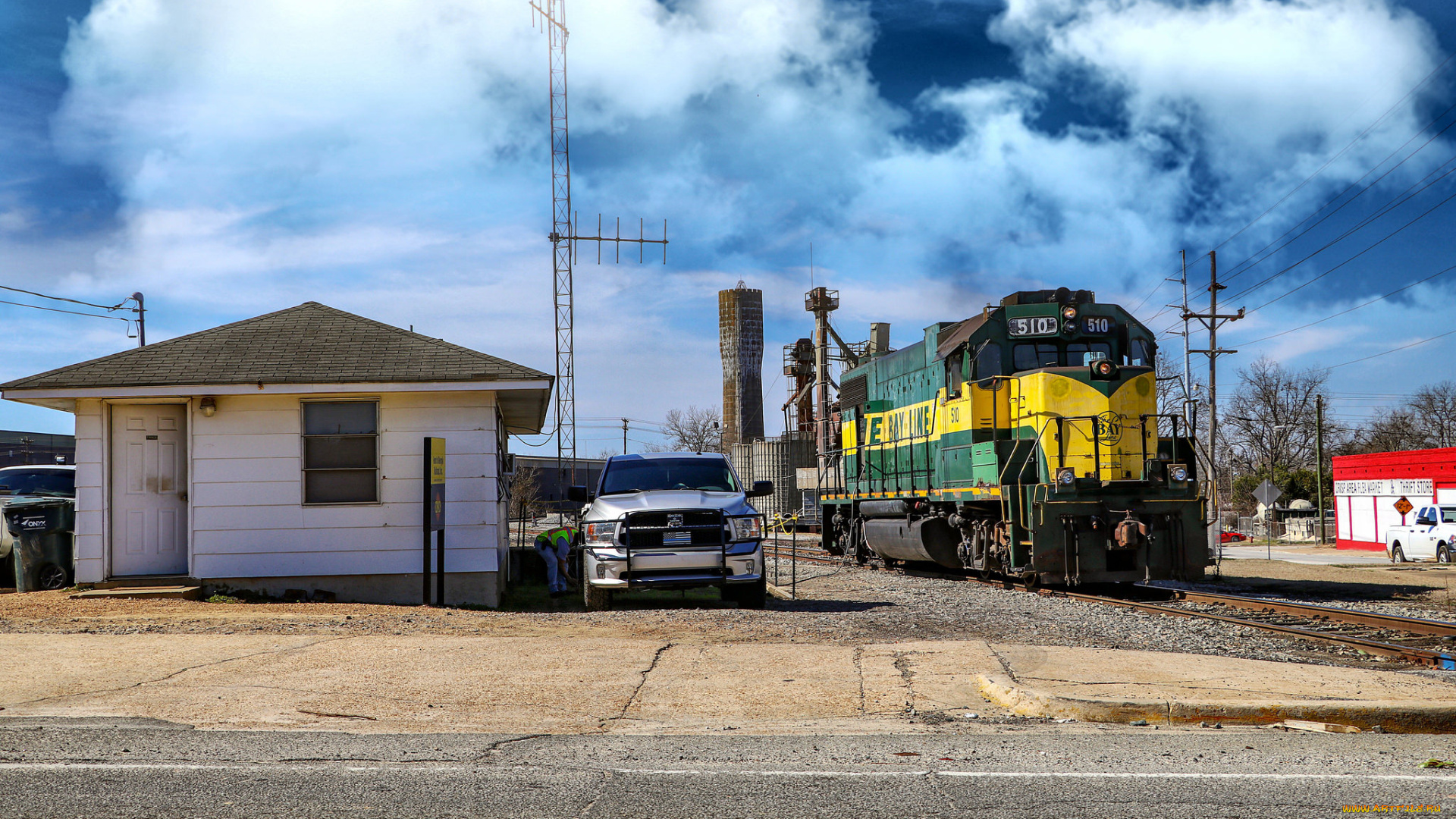 техника, поезда, состав, локомотив