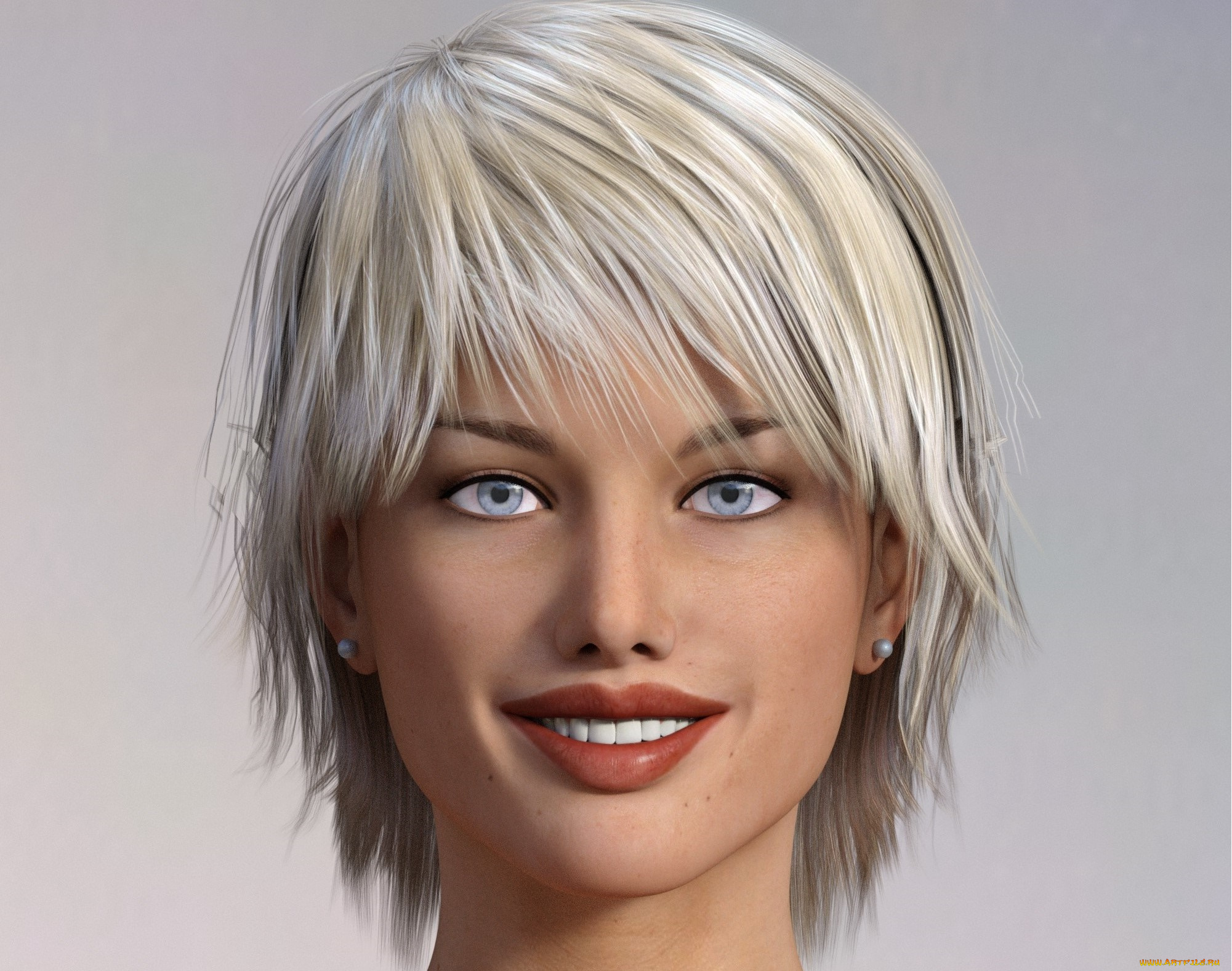 3д, графика, портрет, , portraits, фон, взгляд, девушка