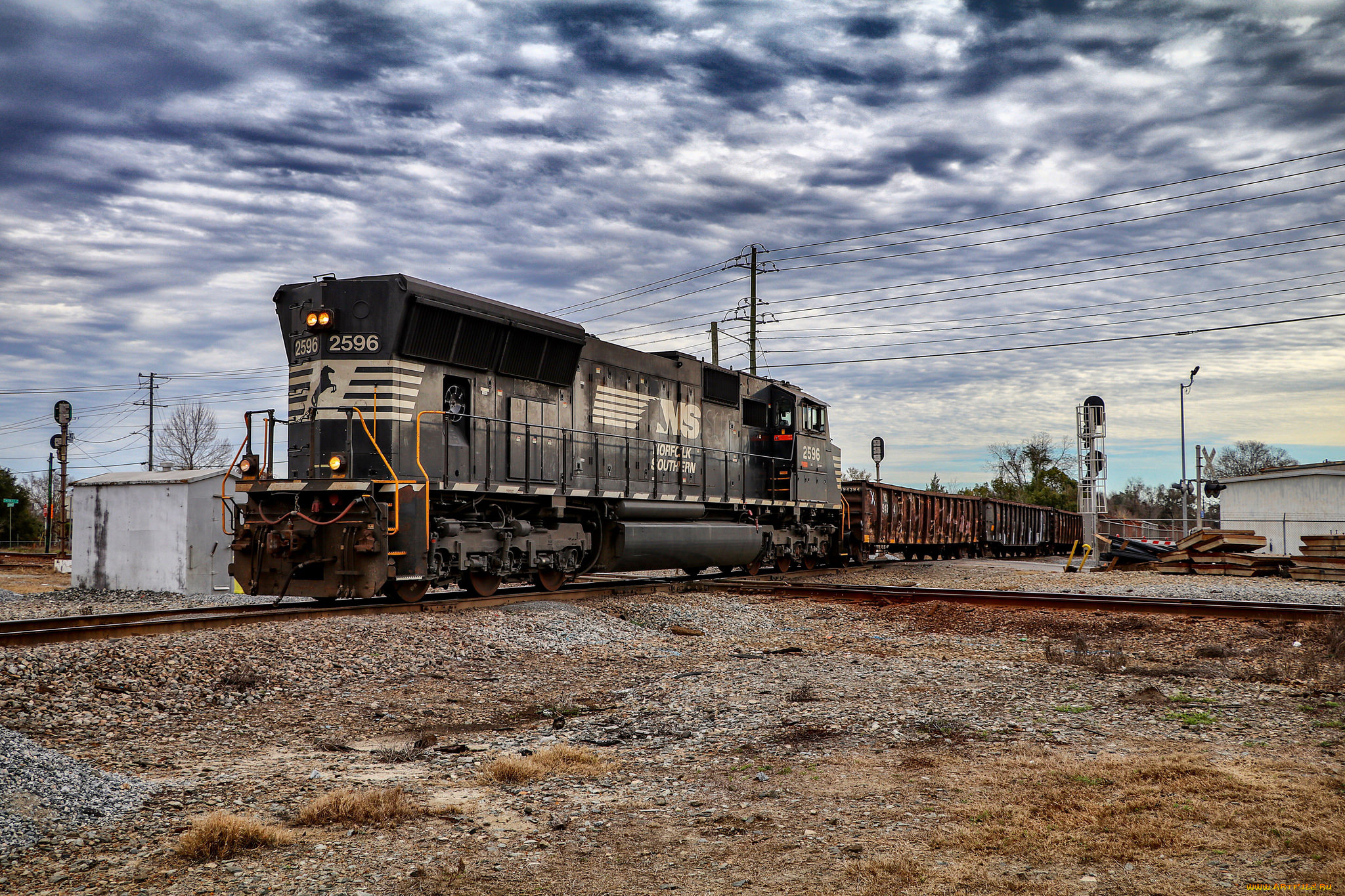 техника, поезда, состав, локомотив