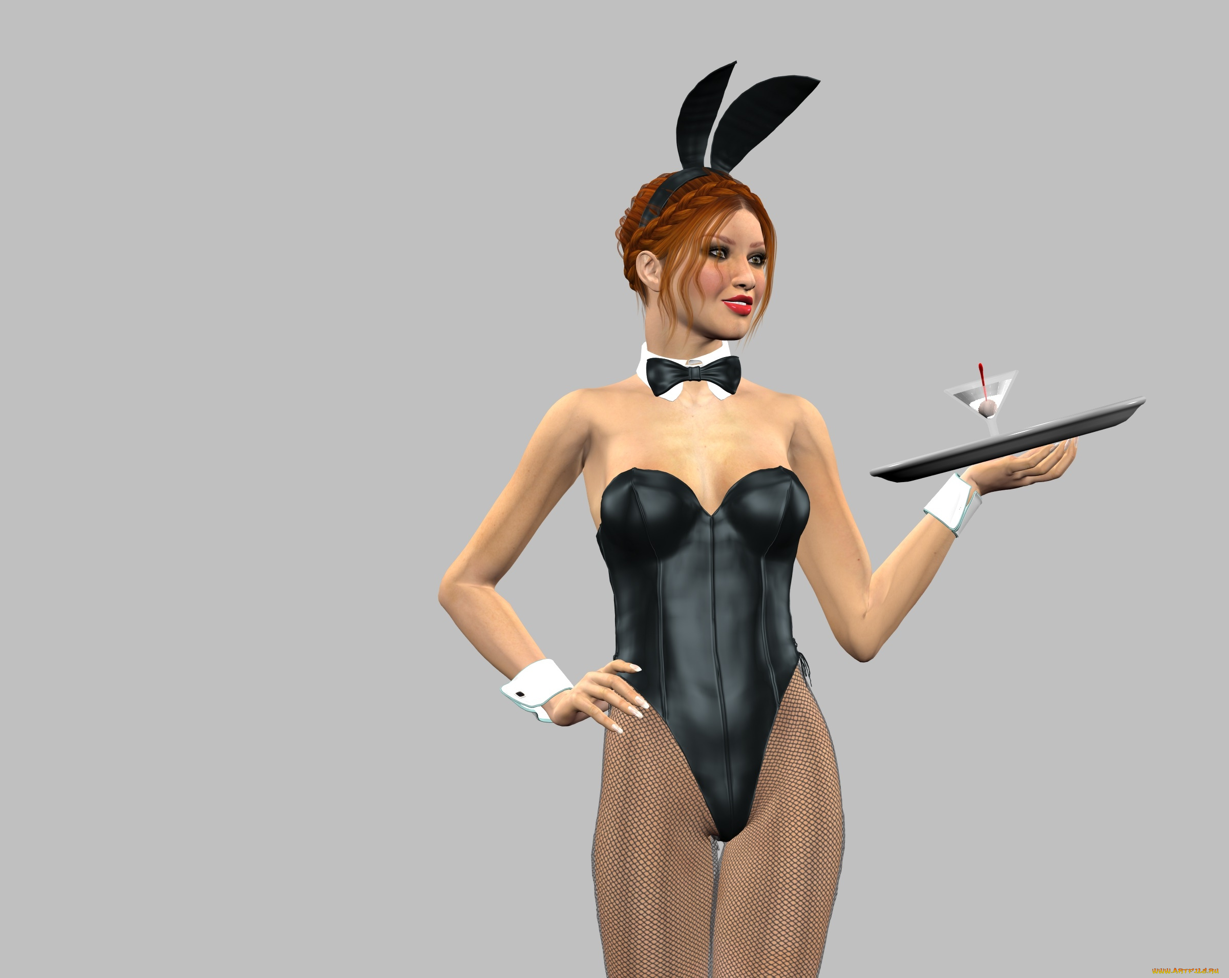 3д, графика, люди, , people, девушка, взгляд, фон