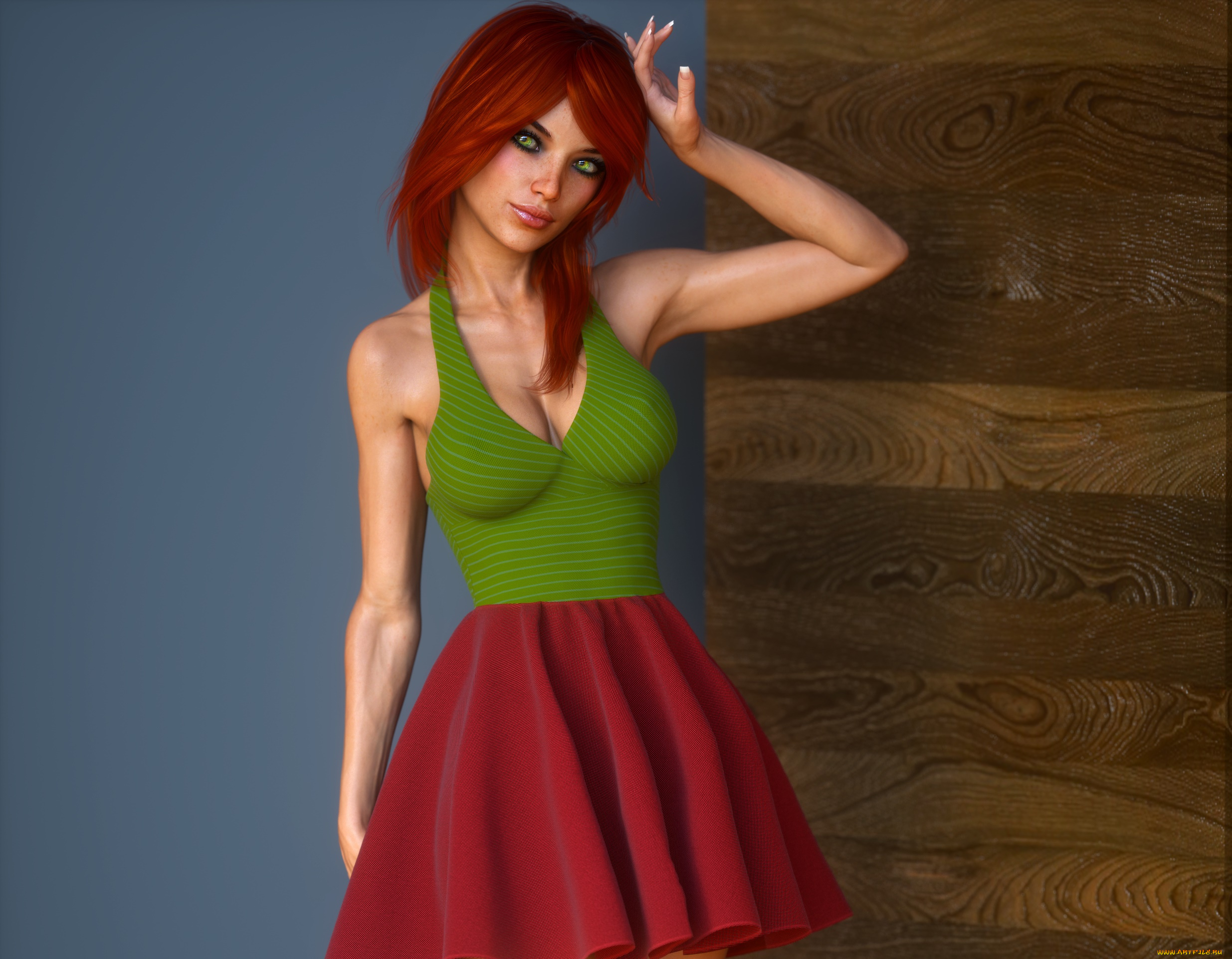 3д, графика, люди, , people, фон, взгляд, девушка