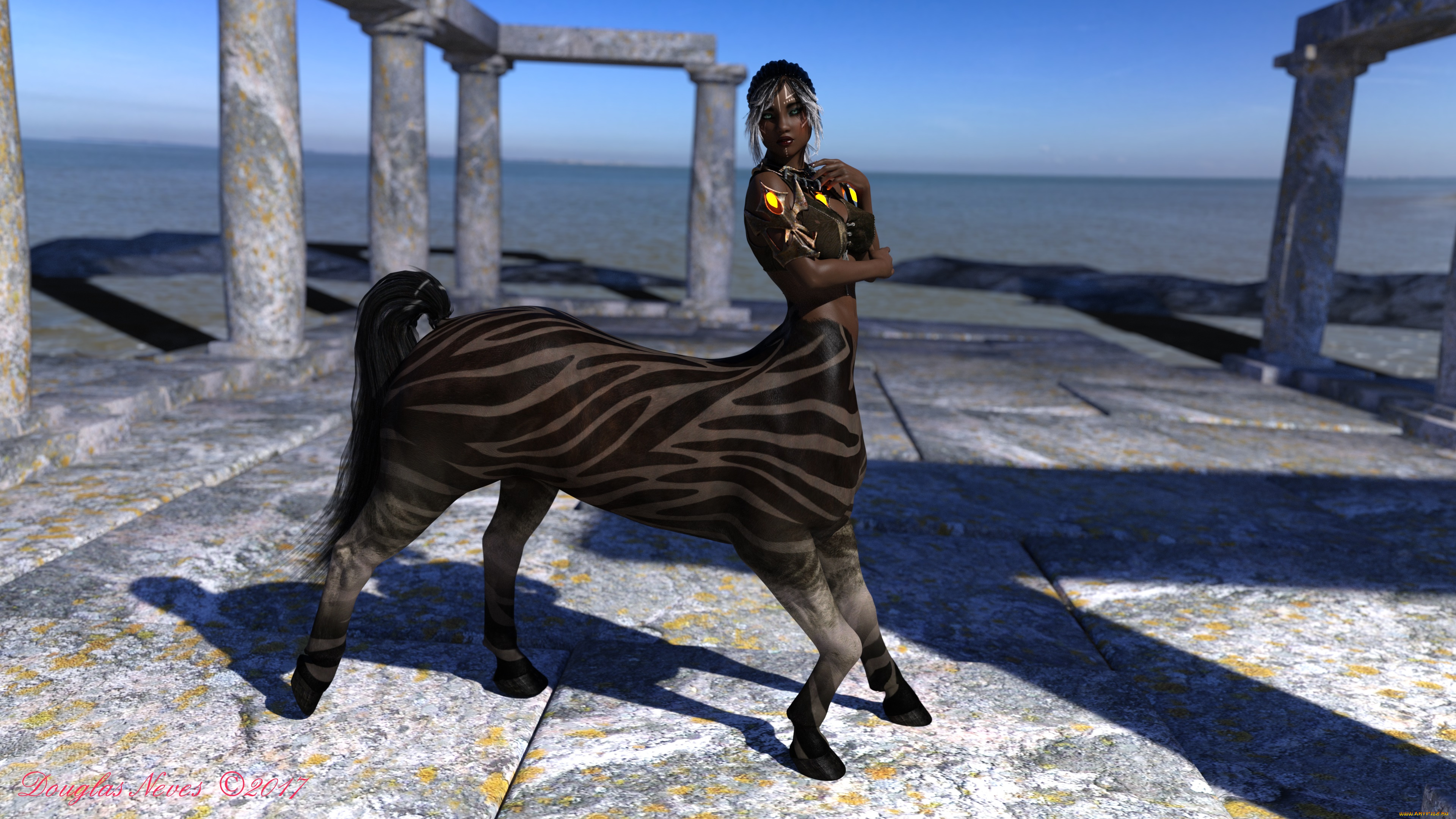 3д, графика, существа, , creatures, centaur