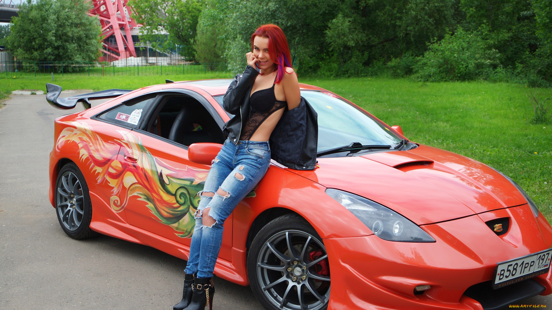 автомобили, -авто, с, девушками, авто, девушка