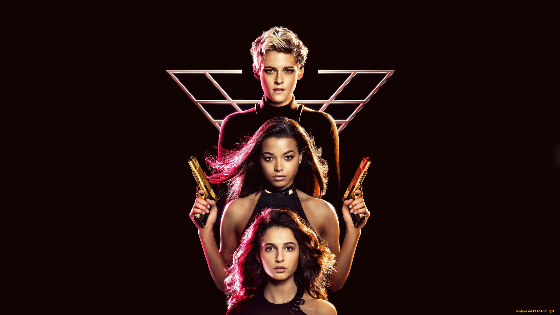 кино, фильмы, charlie`s, angels, , 2019, naomi, scott, ella, balinska, kristen, stewart
