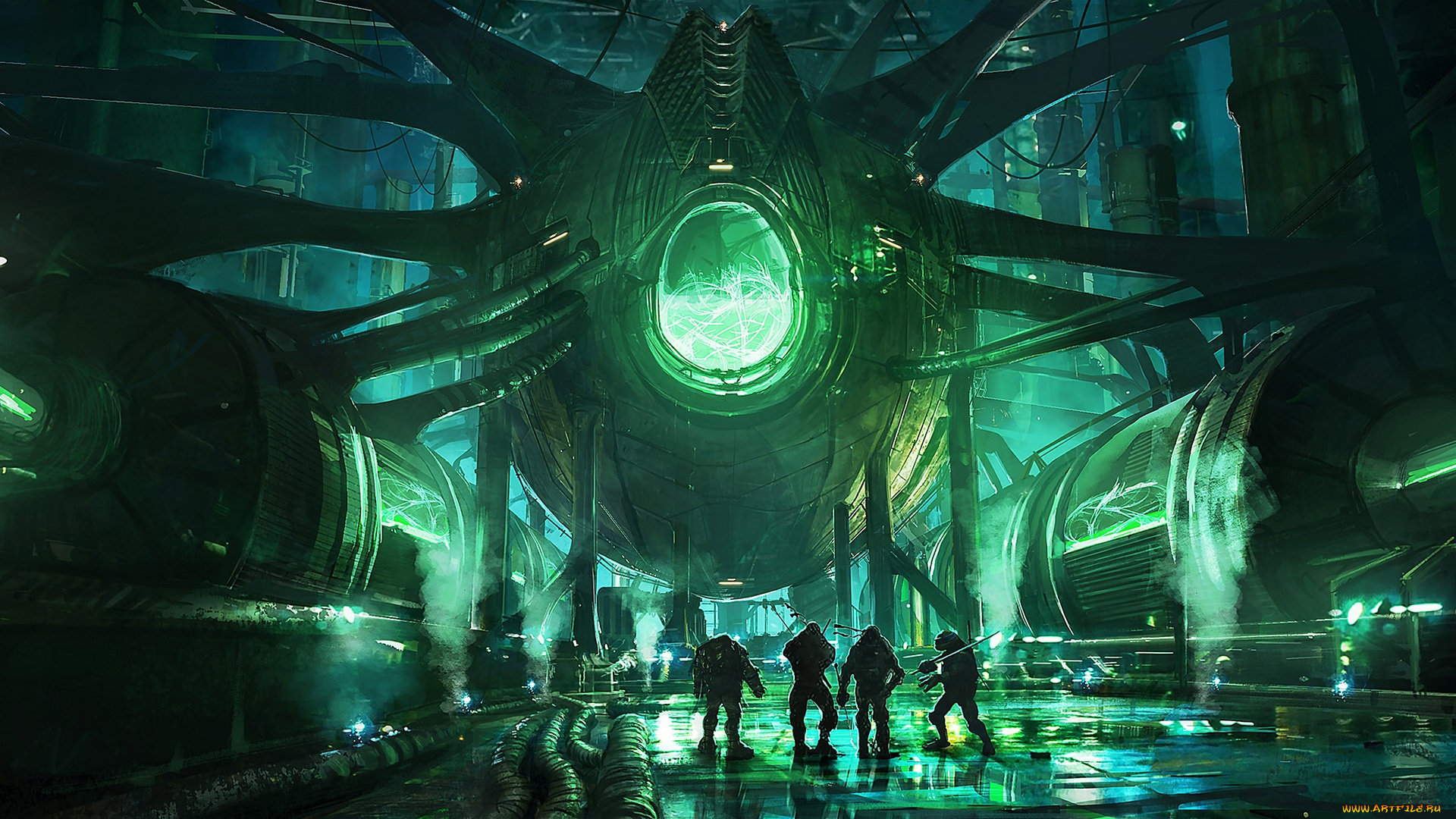 рисованное, кино, черепашки, ниндзя