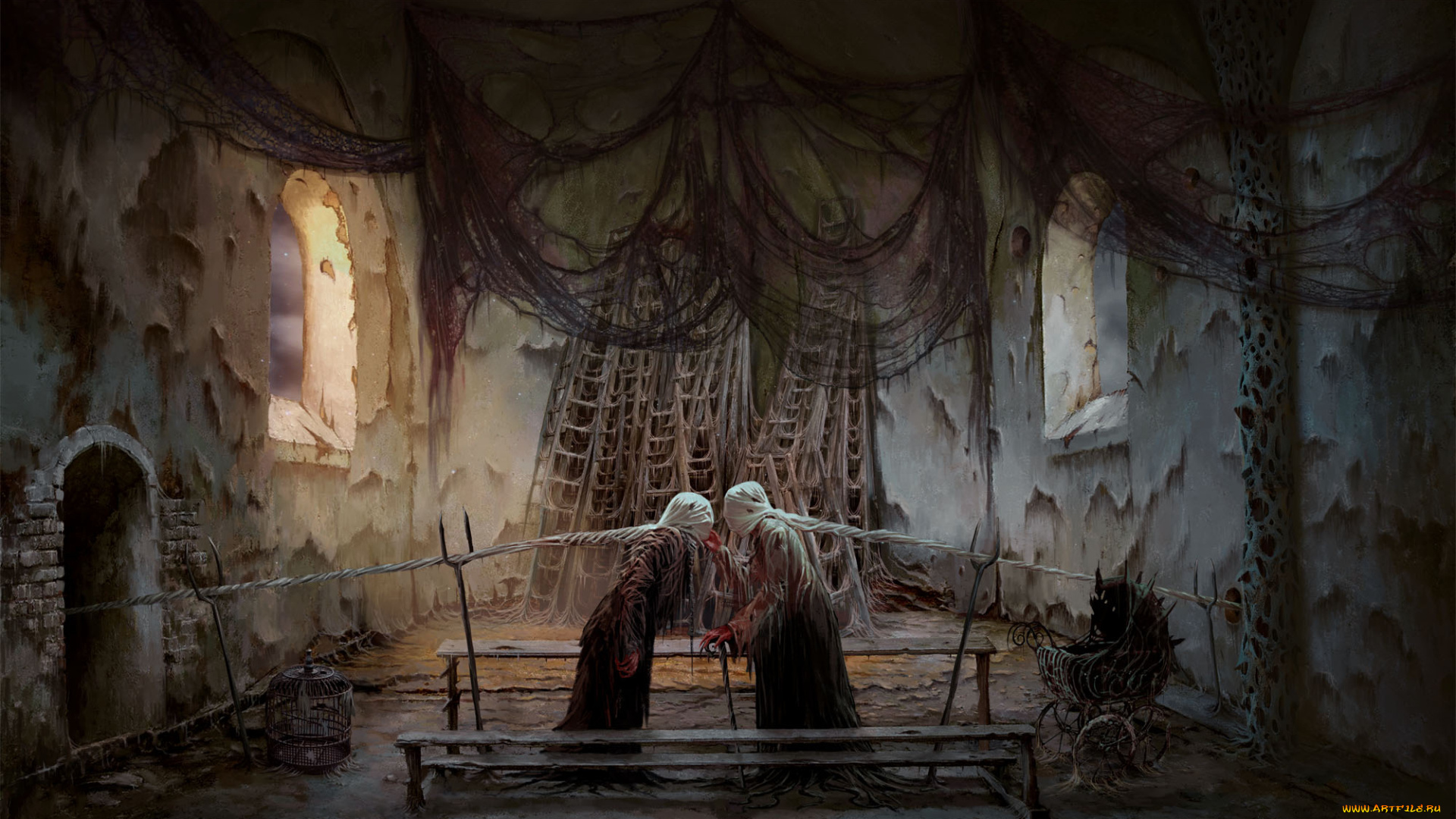 tormentum, -, dark, sorrow, видео, игры, комната, фон, существа