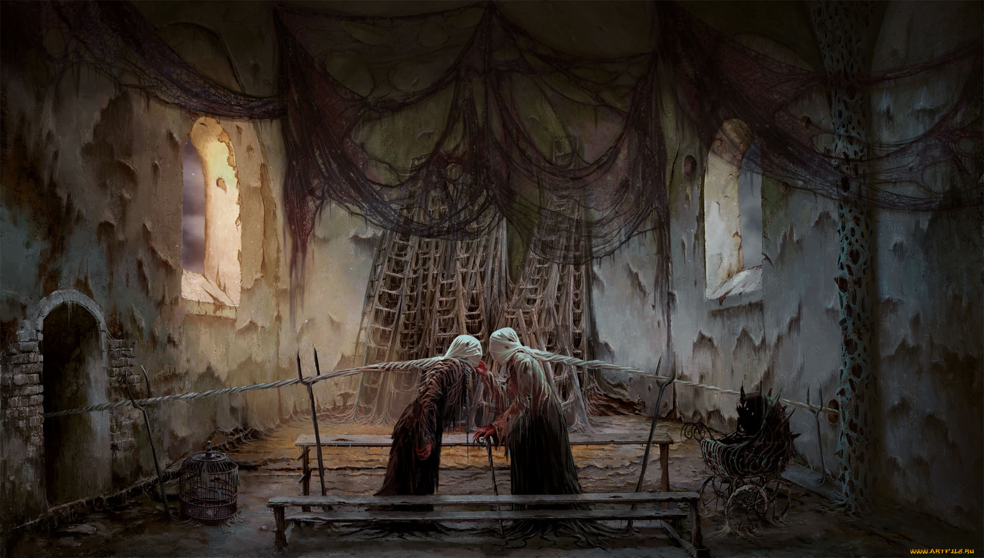 tormentum, -, dark, sorrow, видео, игры, комната, фон, существа